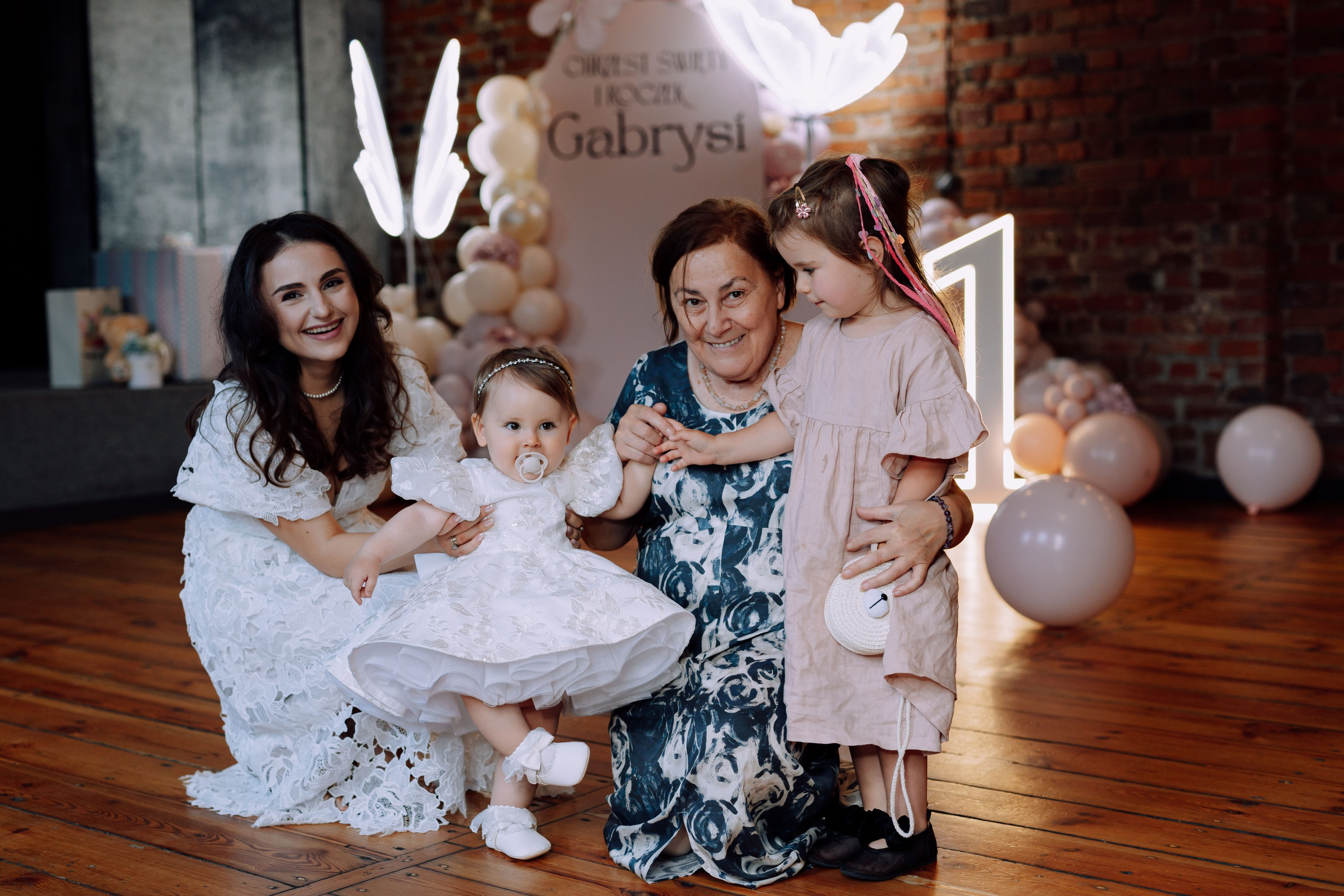 Chrzest Święty i roczek Gabrieli