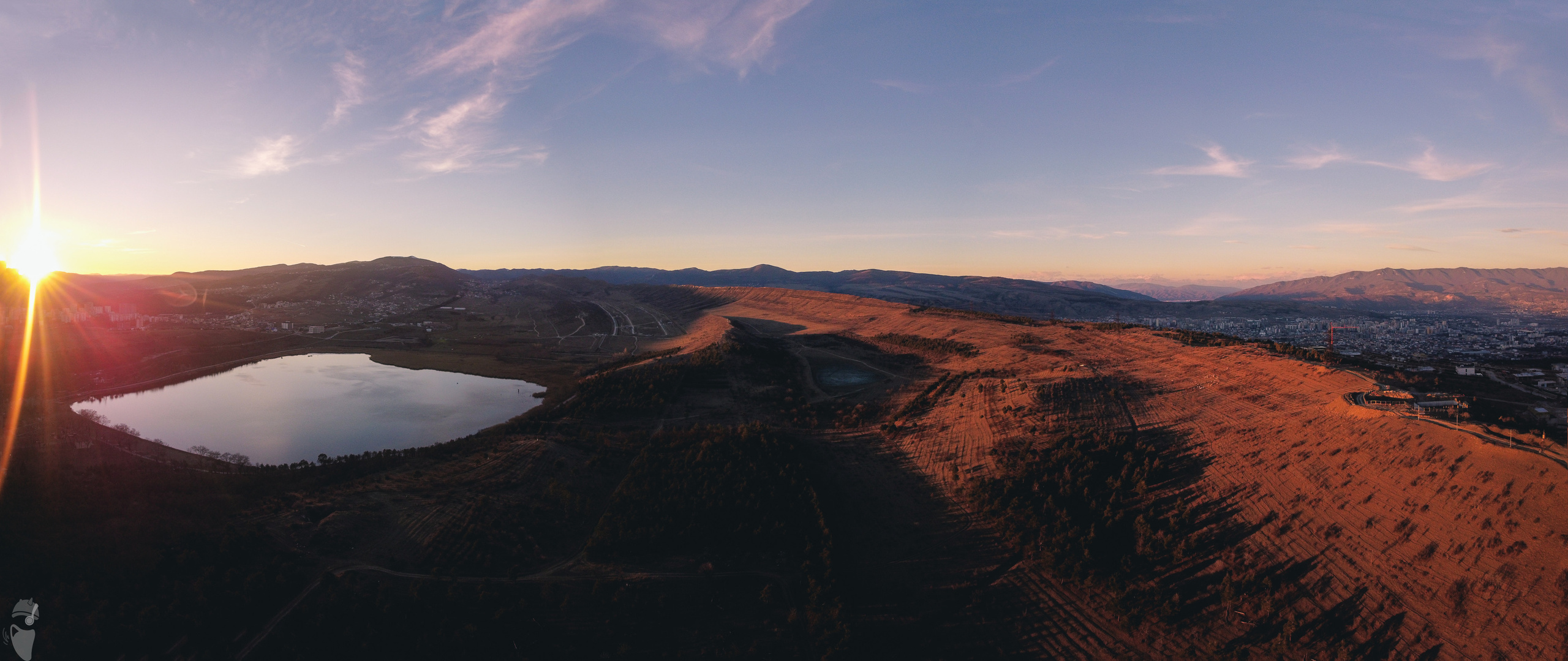 LISI lake. From the sky!. VVoPoL