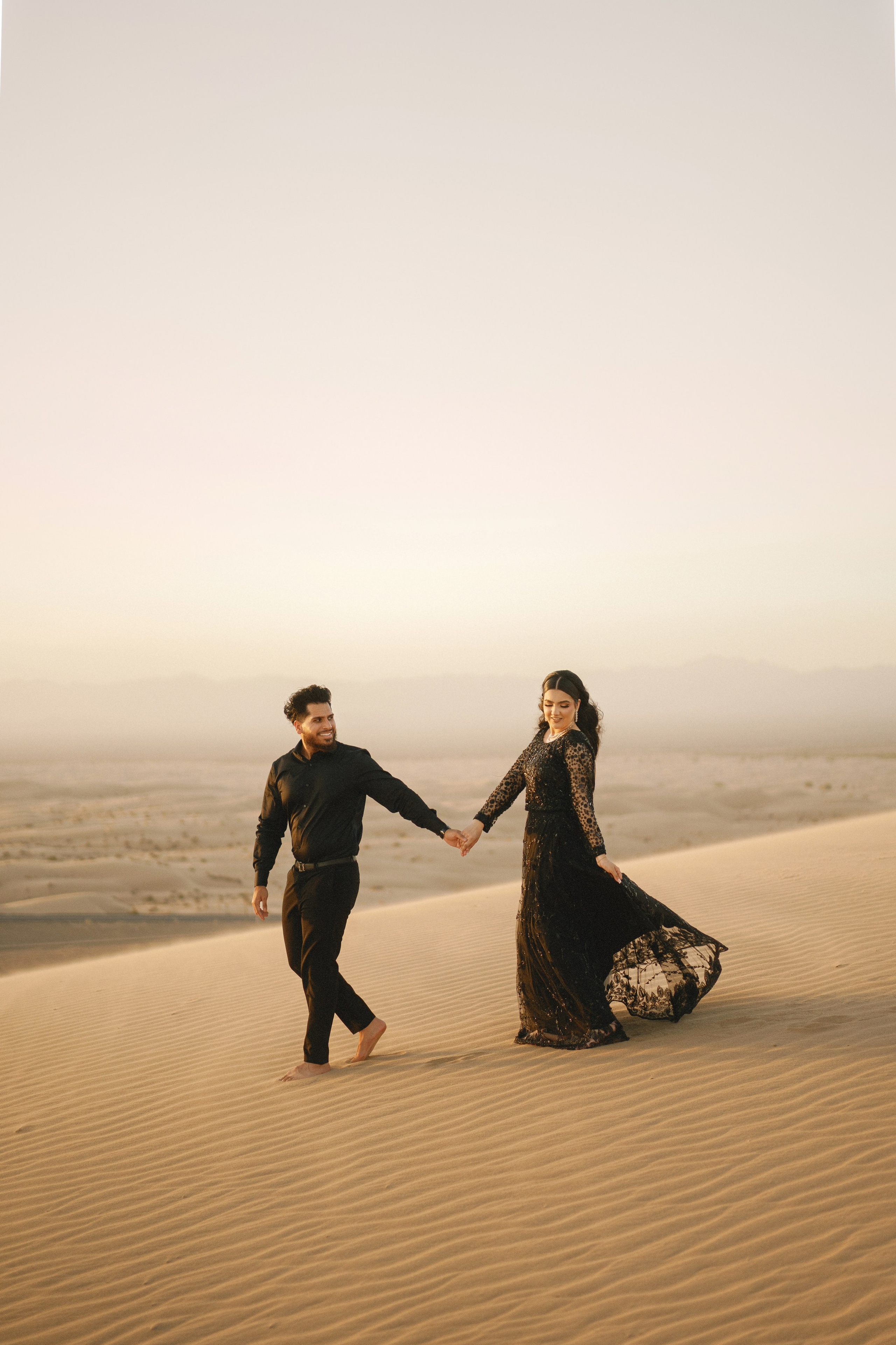 Elopement at Glamis Sand Dunes California. Wedding Photography & Videography Team in California, Los Angeles, San Francisco, San Diego and Travel