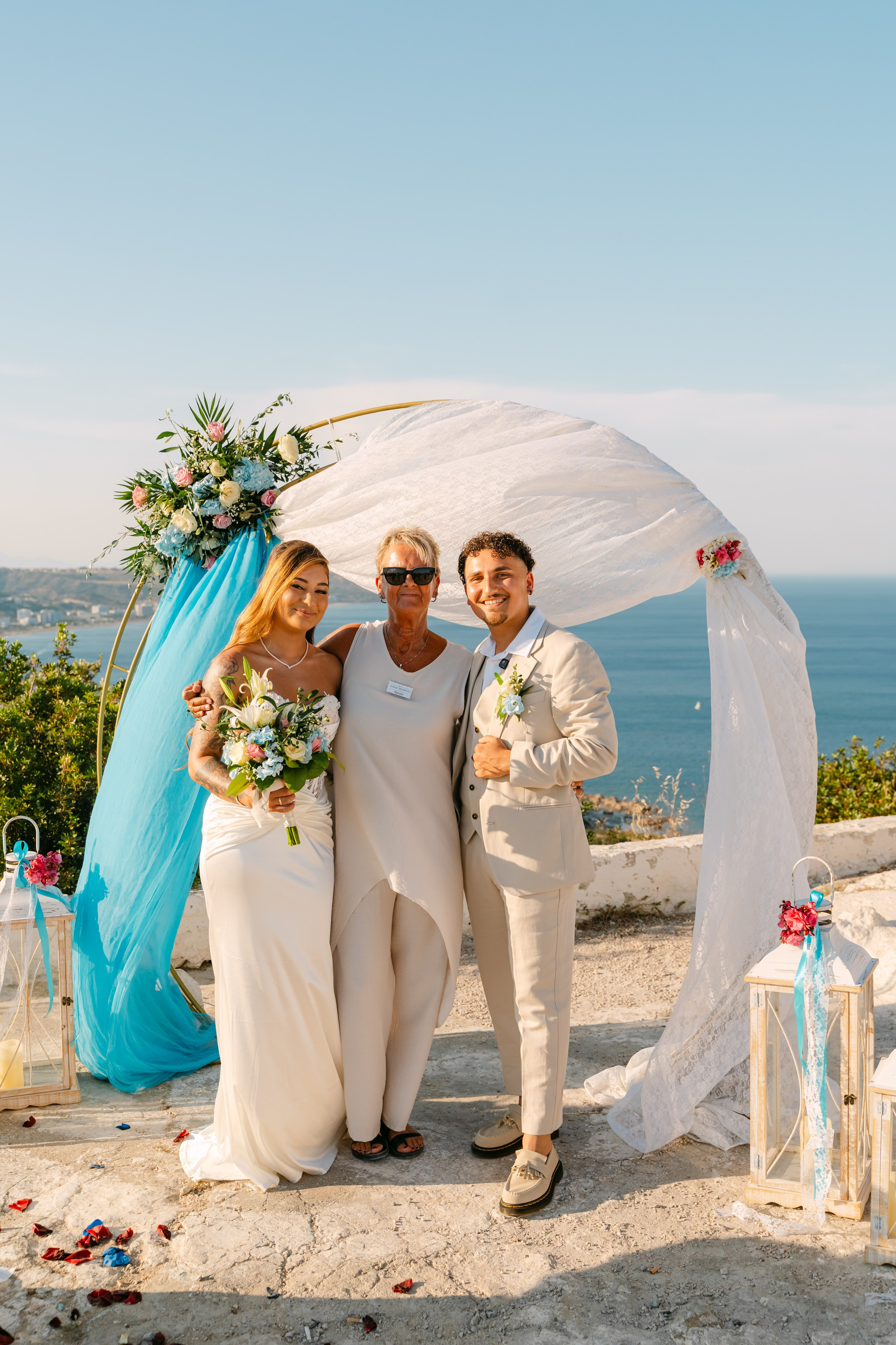 Saklina und Diego 11. 6. 26. Heiraten auf Rhodos | Deutschsprachige Hochzeitsplanerin Griechenland