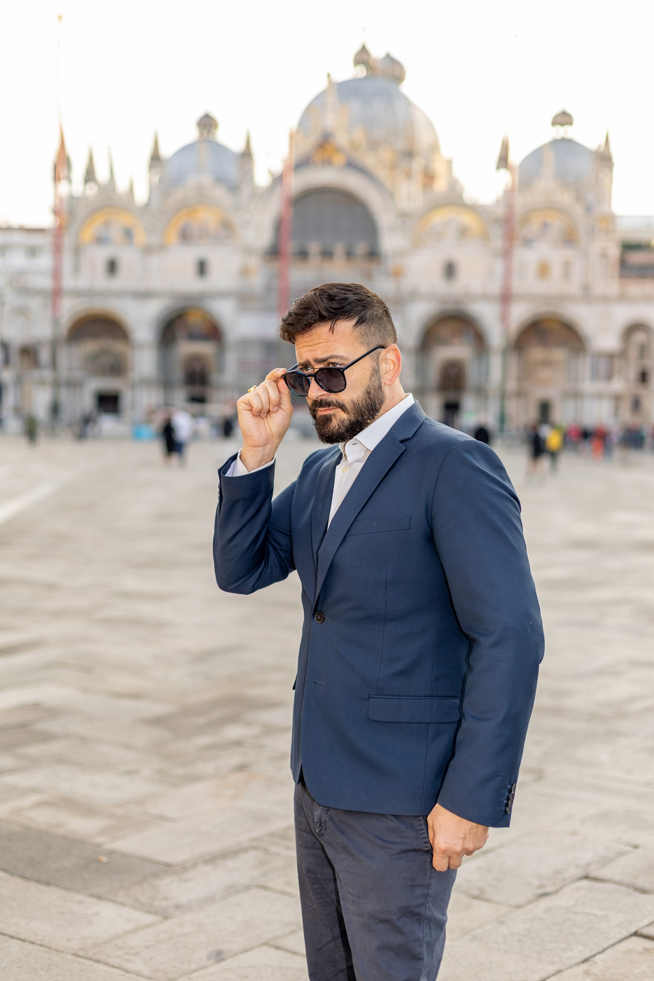 Margo and Vincenzo at dawn in Venice