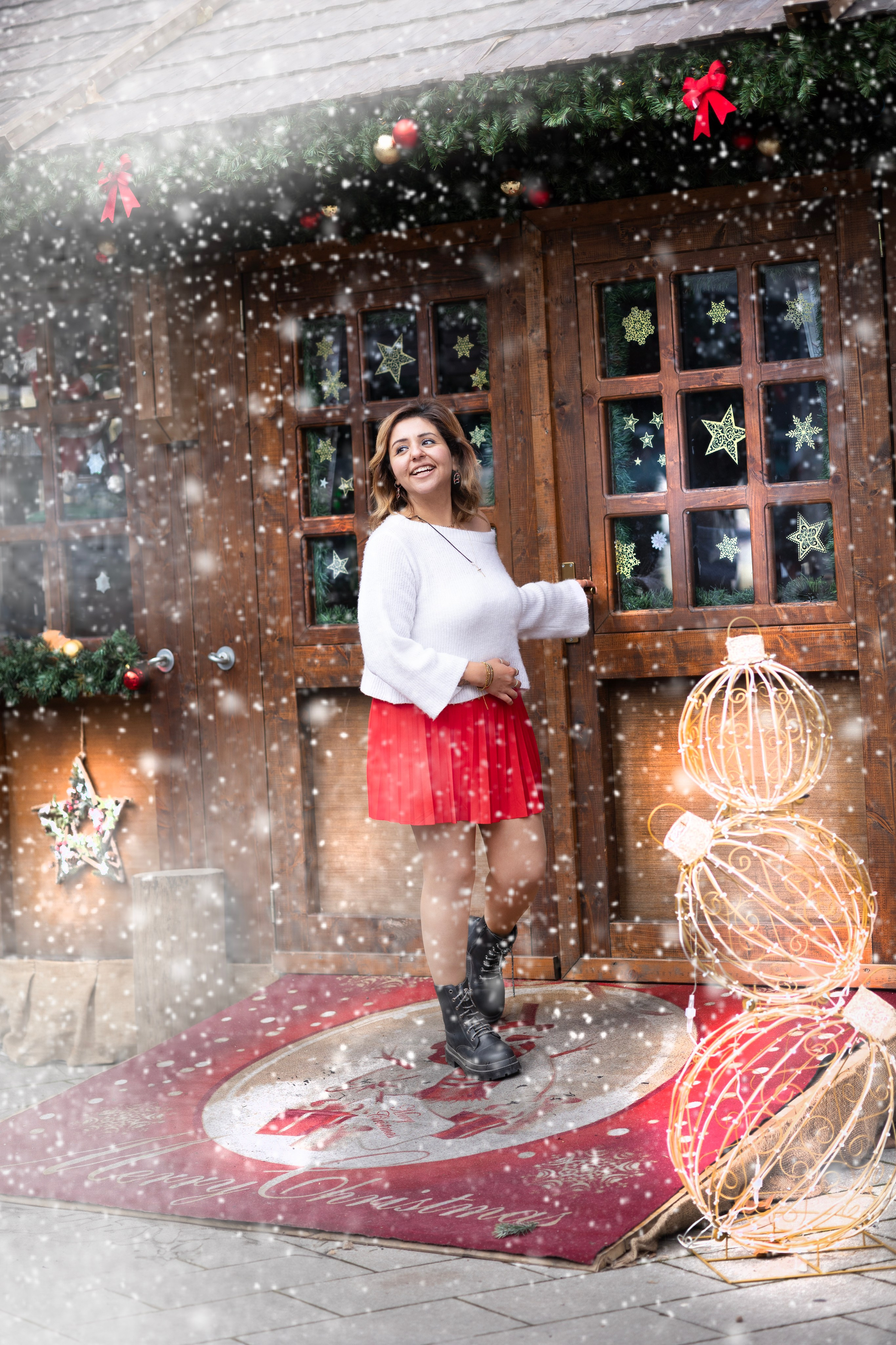 Sandra and Christmas. Photographer in Munich