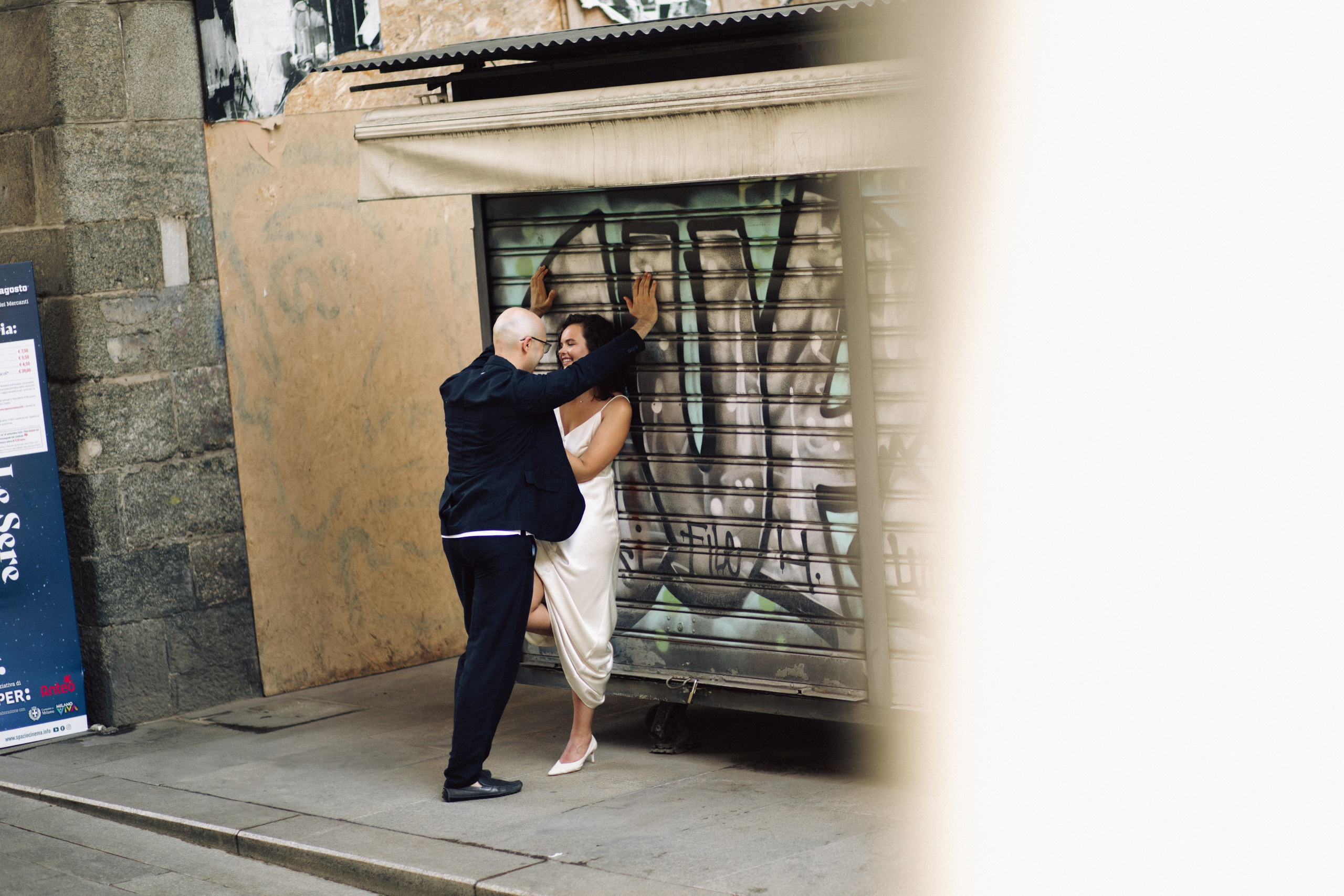 Love story session in Milan, Italy