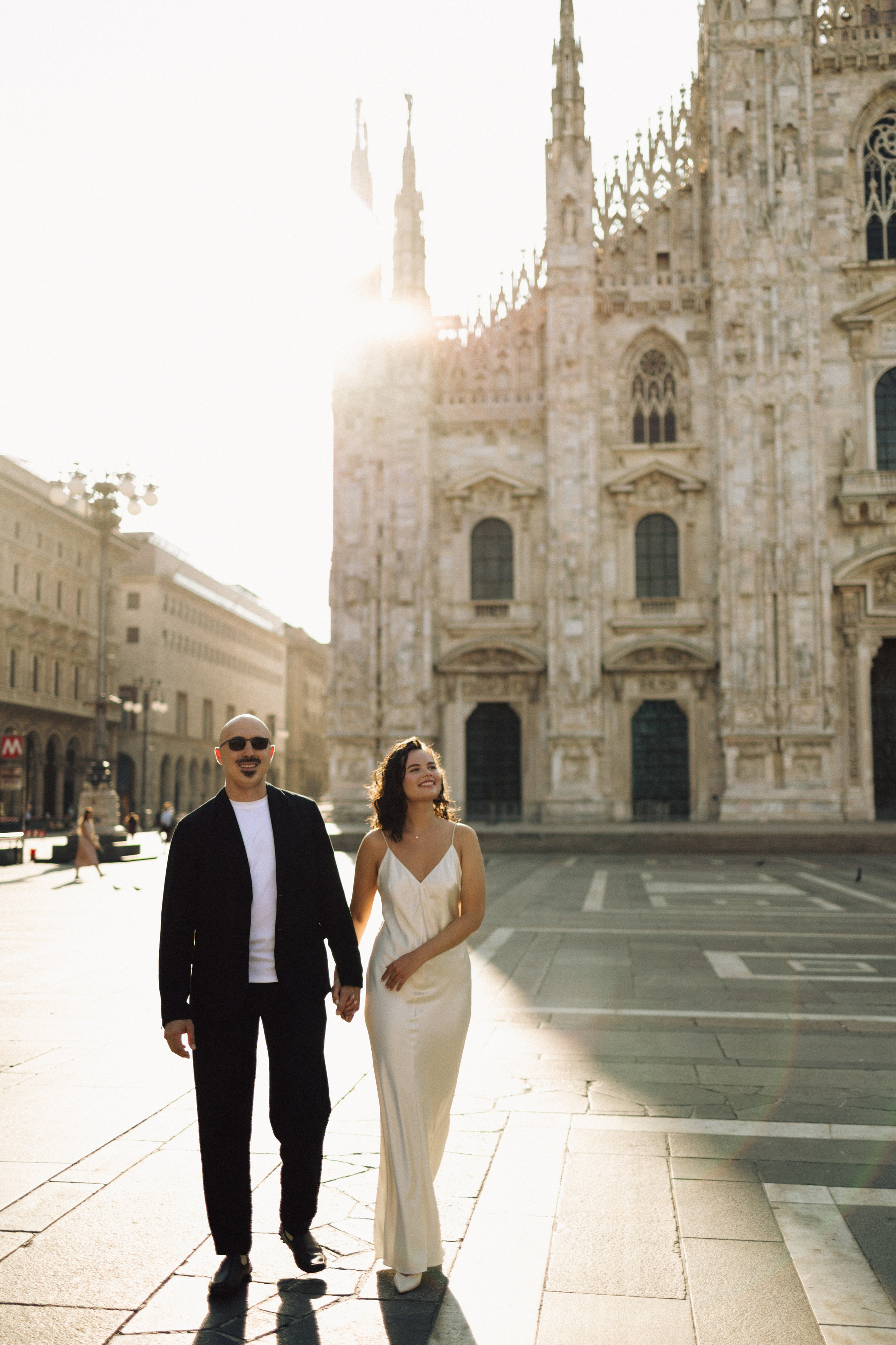 Love story session in Milan, Italy