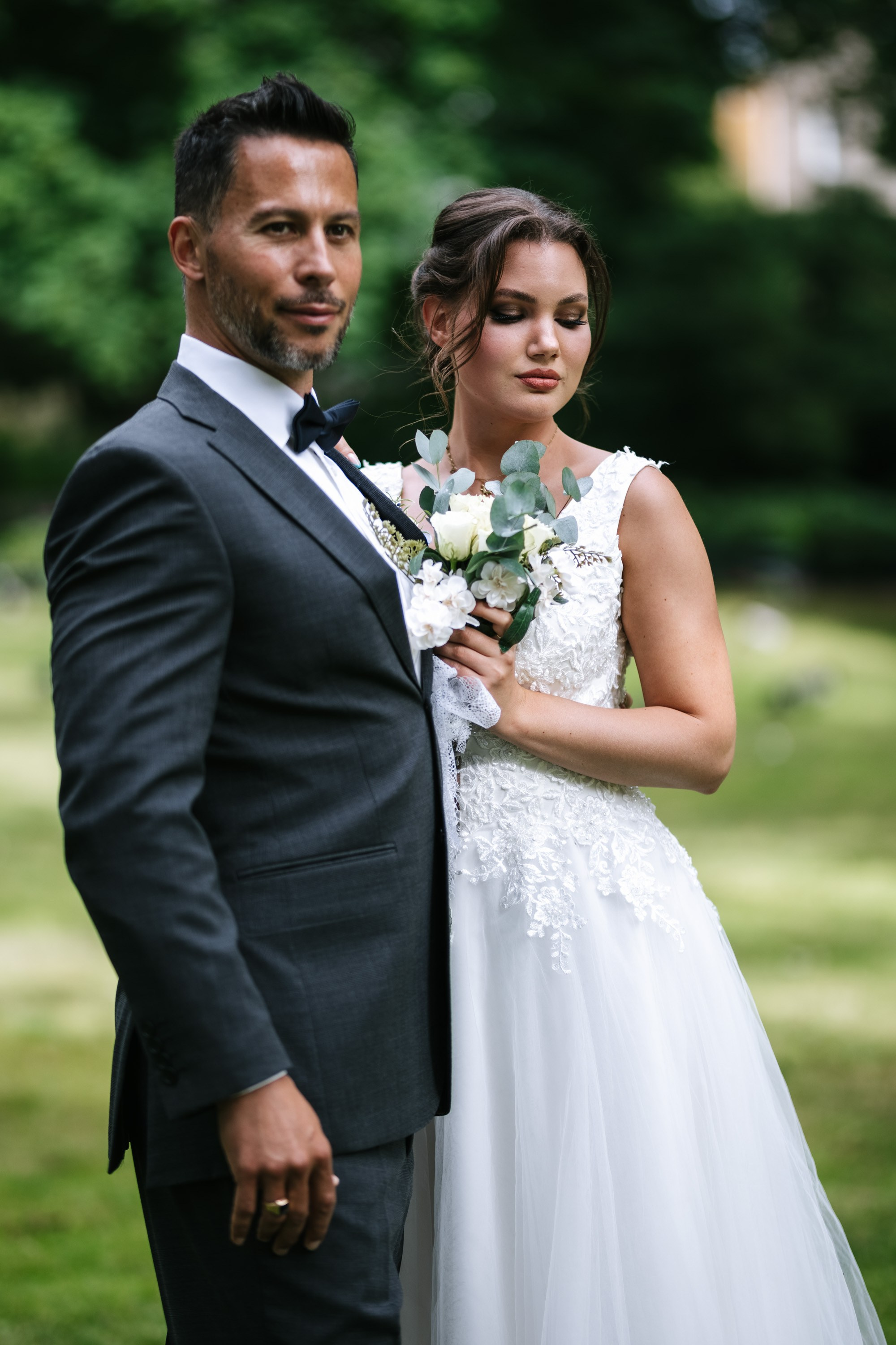 Häätarina Kaivopuistossa. Valokuvaaja Lahti, Helsinki Elena Salonen