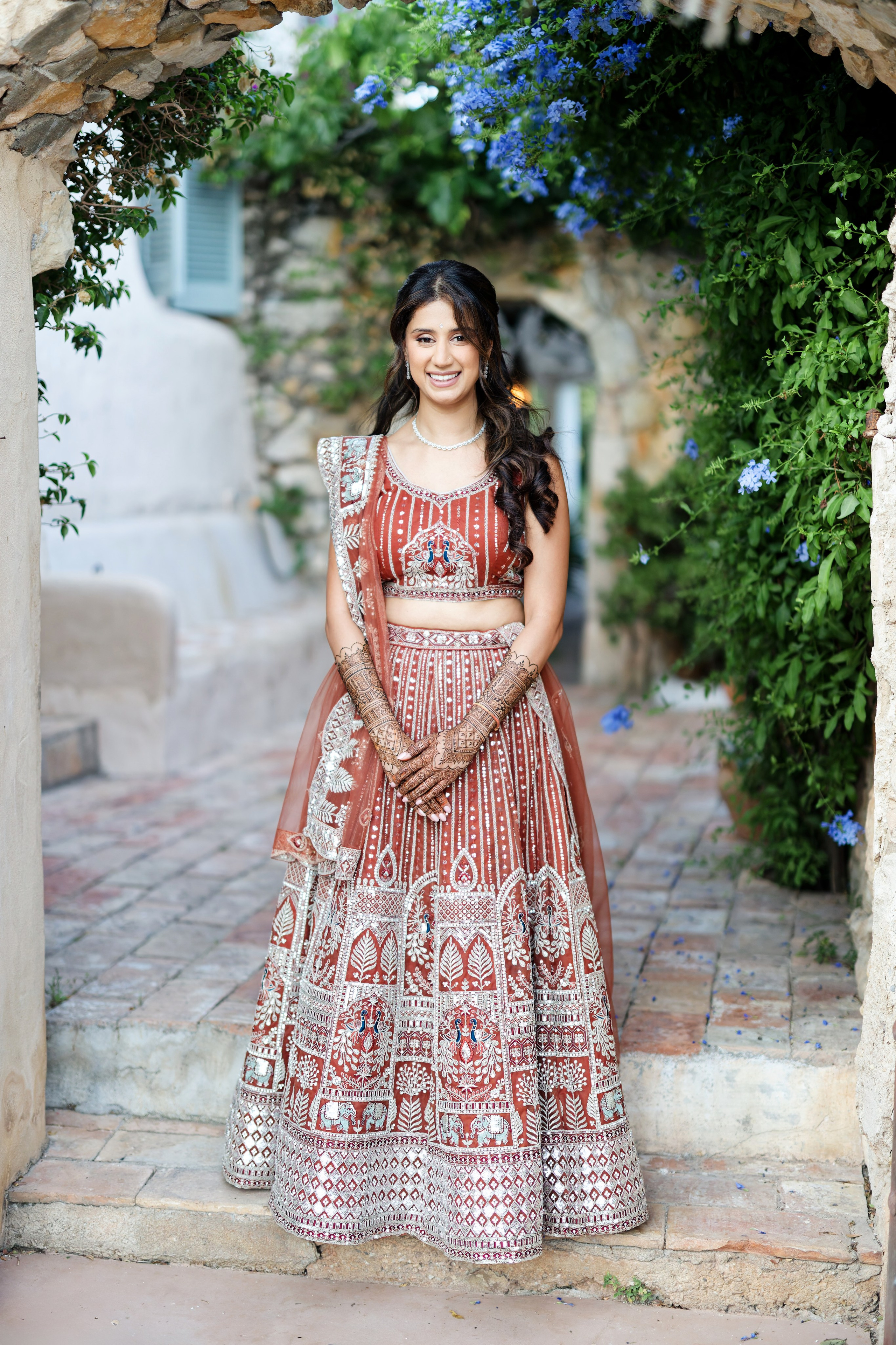 Indian wedding Haldi ceremony & Mehndi Night at Masia Nur, Sitges, Spain Preview