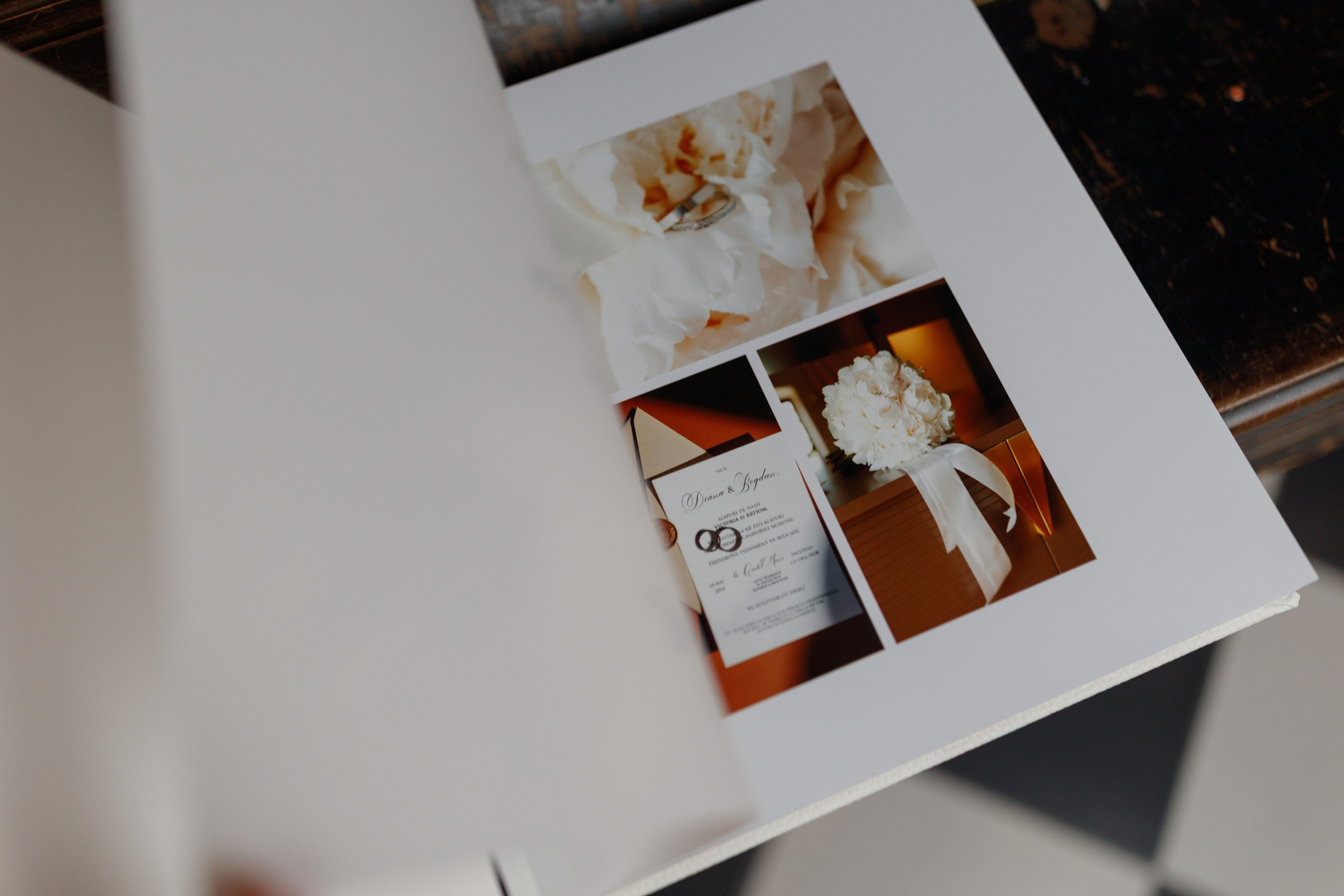 Albume de Nuntă cu Copertă din Eco-Piele Albă –  Eleganță, Lumină și Emoție. Scarlat Photography