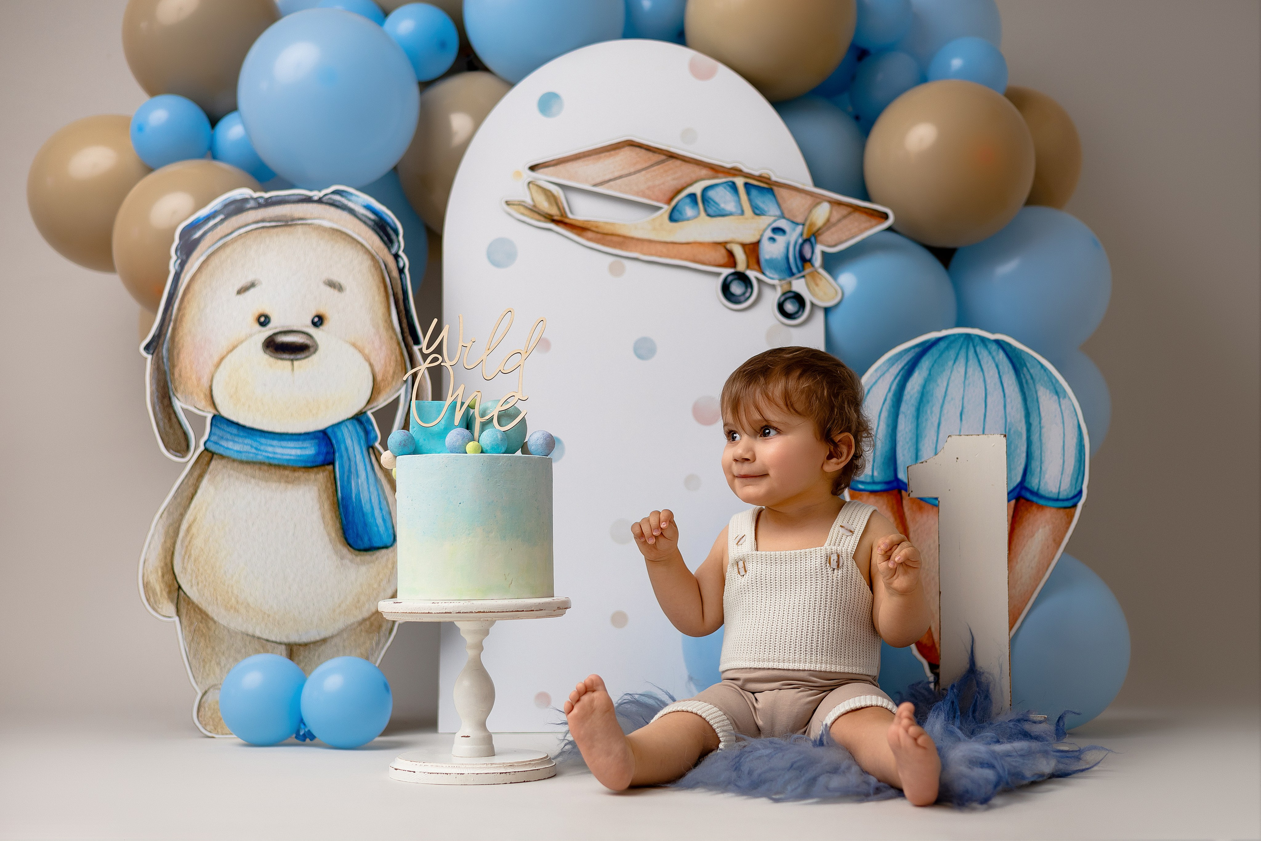 Erste Geburtstag „Cake Smash“. Neugeborene- Schwangerschaft- und Kinder Fotografin in Lehre