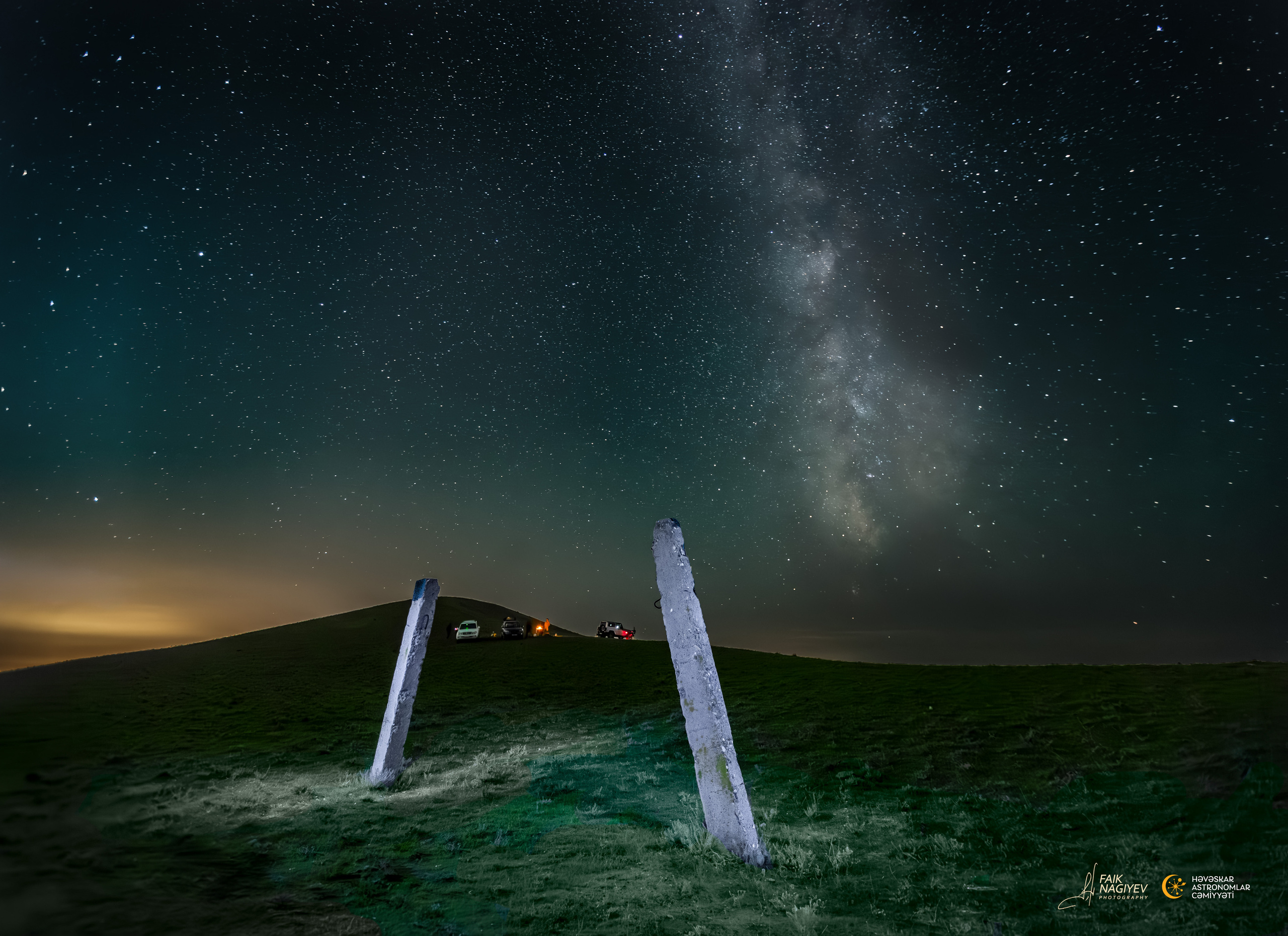 Gecə simfoniyası — Qobustan və Süd Yolu. Həvəskar Astronomlar Cəmiyyəti — Astronomy.az