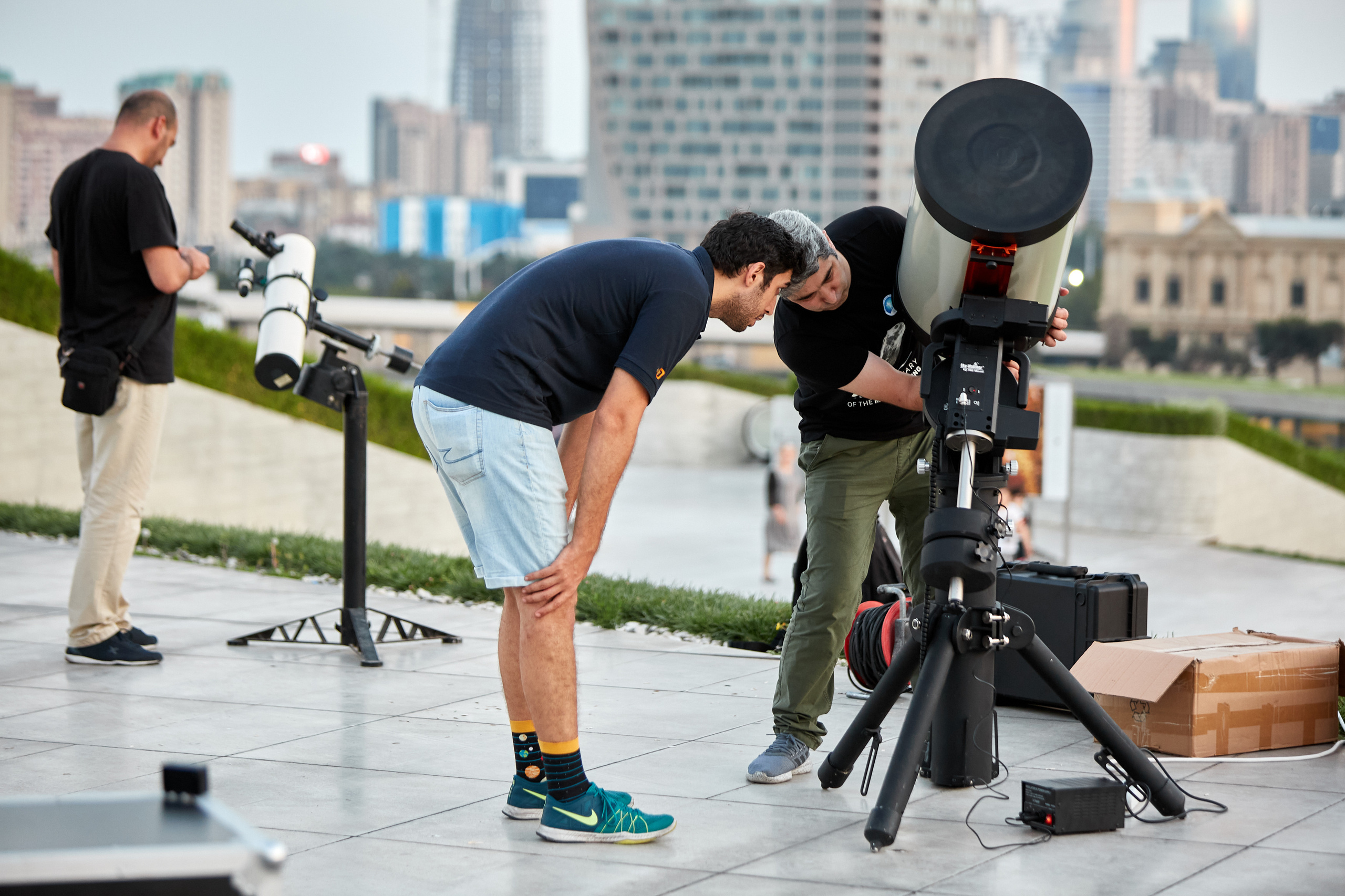 “On the Moon again” tədbiri. Həvəskar Astronomlar Cəmiyyəti — Astronomy.az