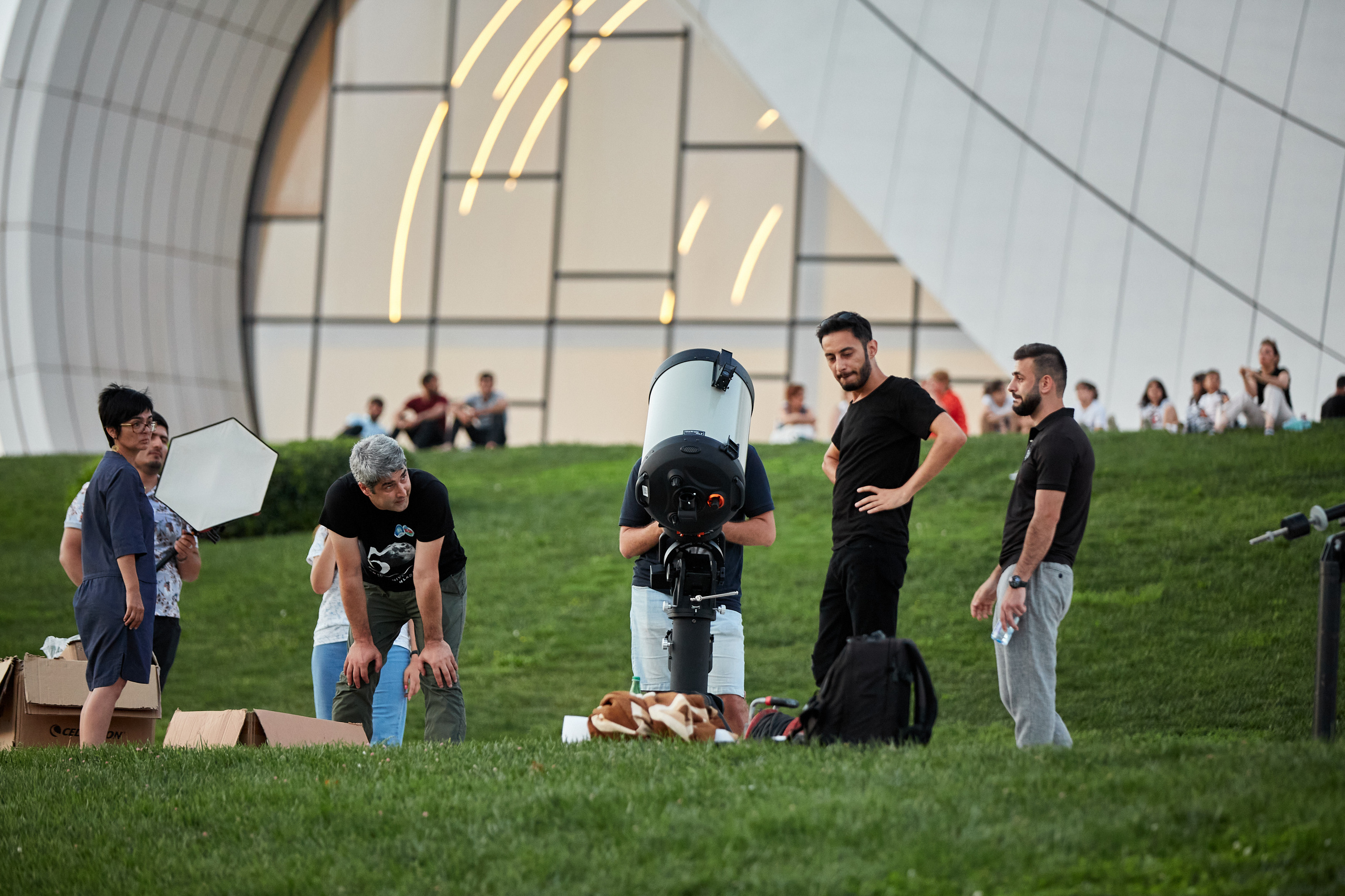 “On the Moon again” tədbiri. Həvəskar Astronomlar Cəmiyyəti — Astronomy.az