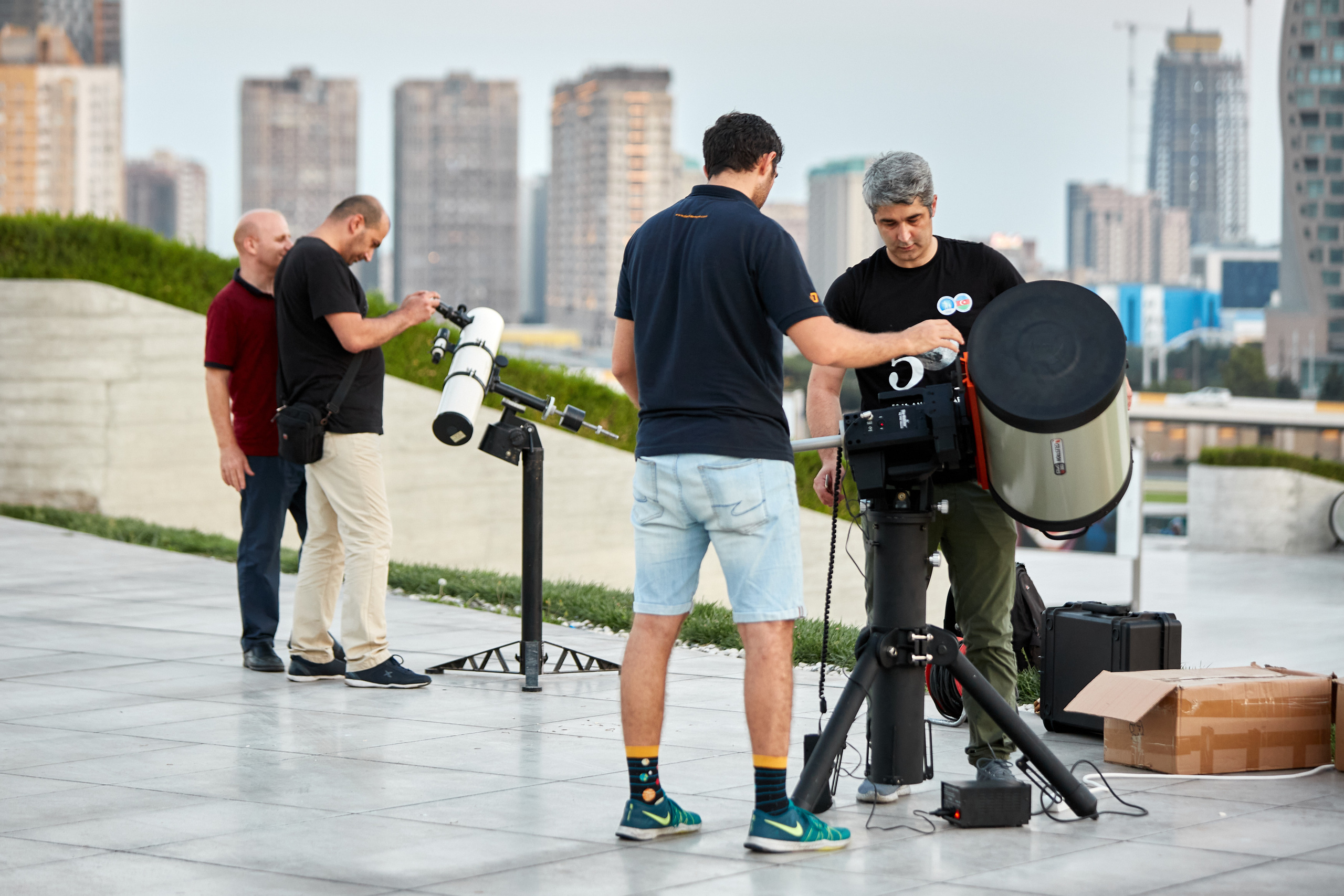 “On the Moon again” tədbiri. Həvəskar Astronomlar Cəmiyyəti — Astronomy.az