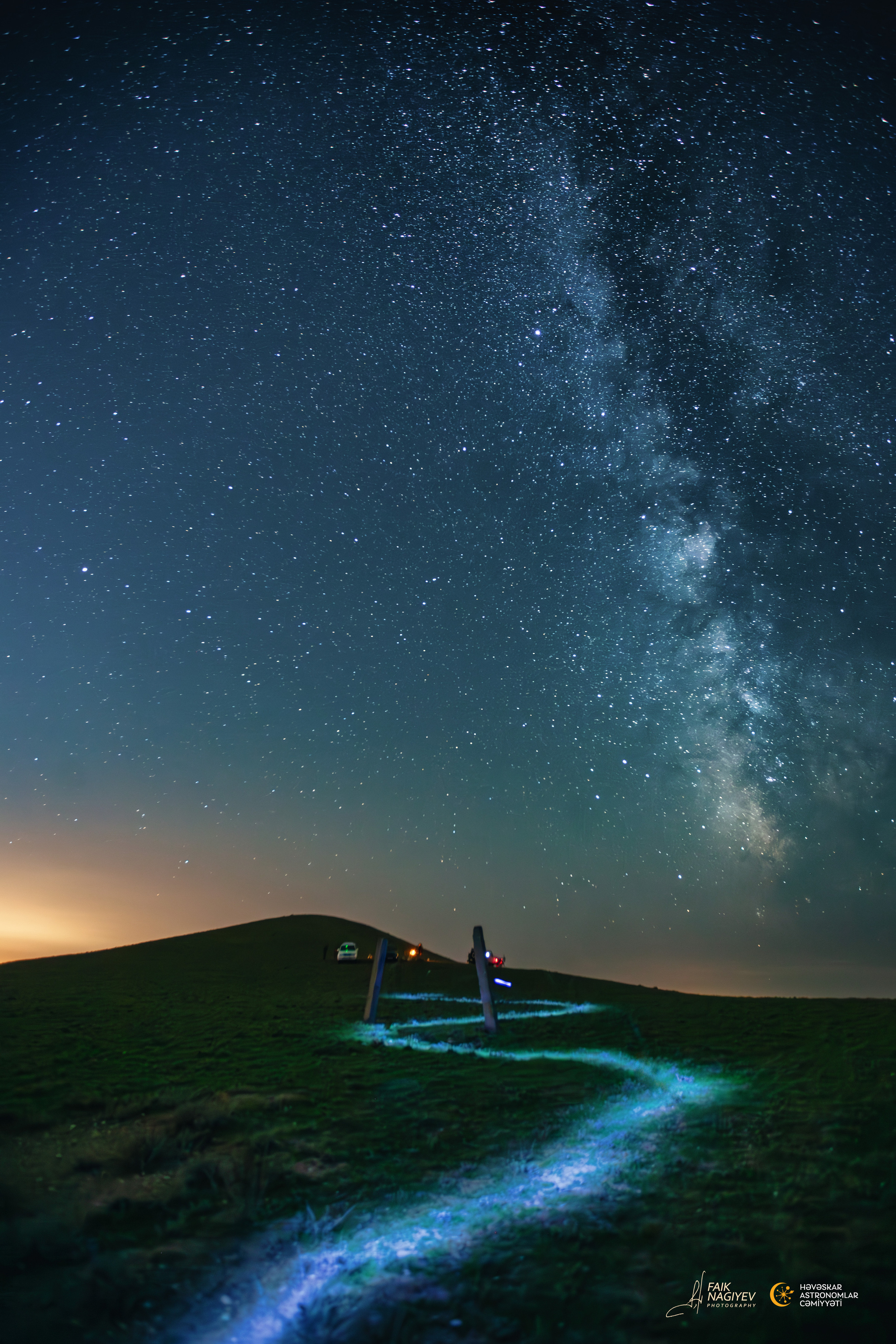 Gecə simfoniyası — Qobustan və Süd Yolu. Həvəskar Astronomlar Cəmiyyəti — Astronomy.az