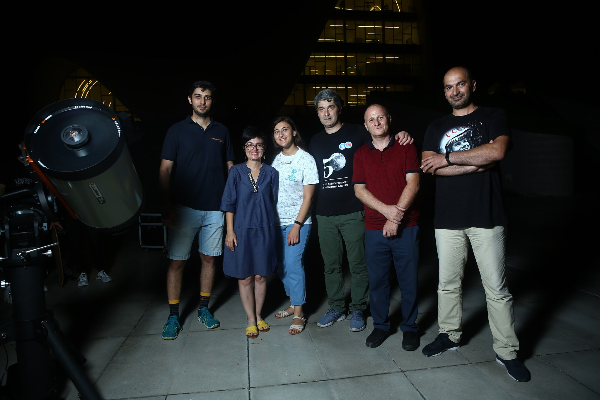 “On the Moon again” tədbiri. Həvəskar Astronomlar Cəmiyyəti — Astronomy.az