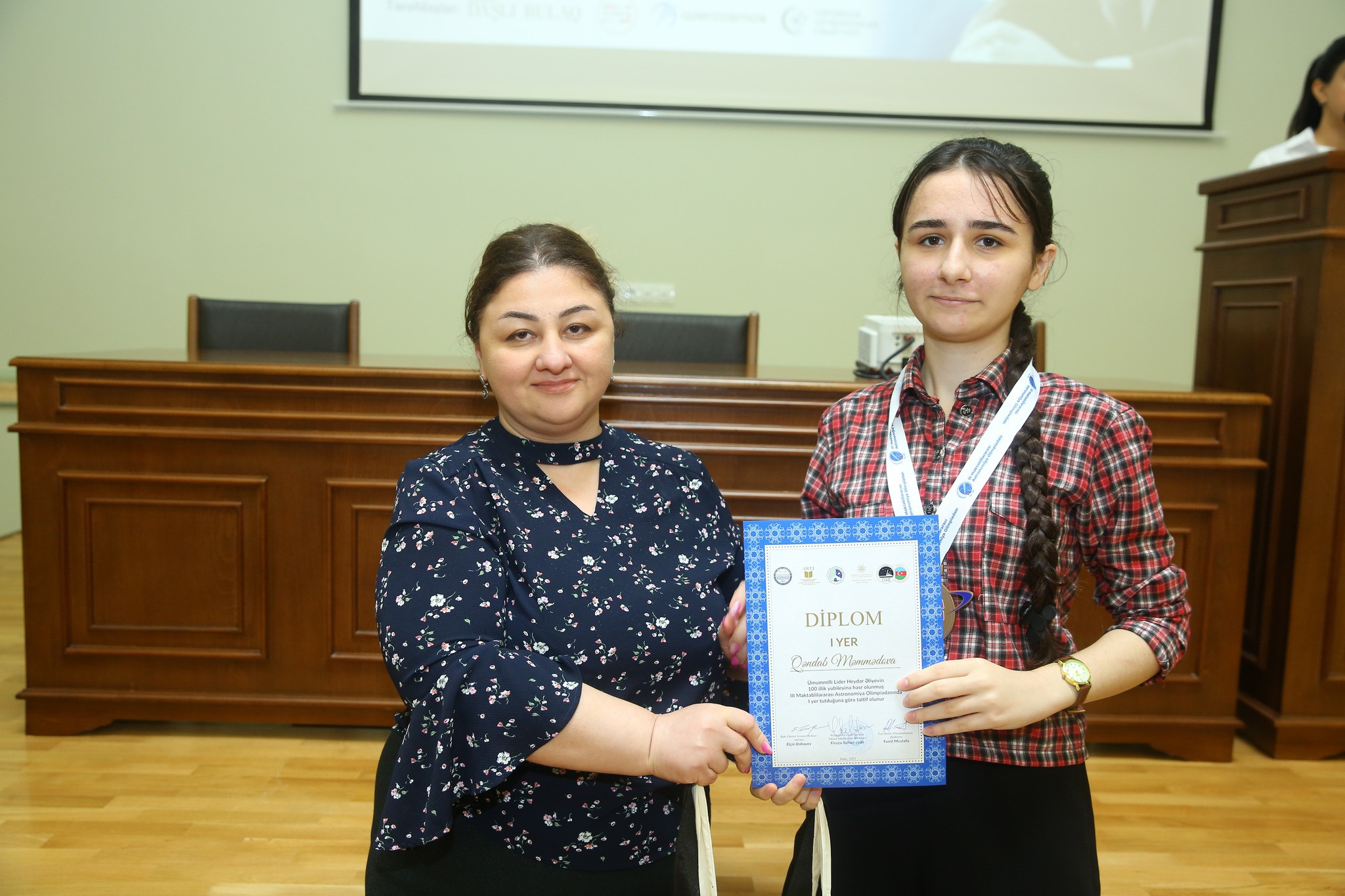 Astronomiya üzrə III Məktəblərarası Repsublika Olimpiadası. Həvəskar Astronomlar Cəmiyyəti — Astronomy.az