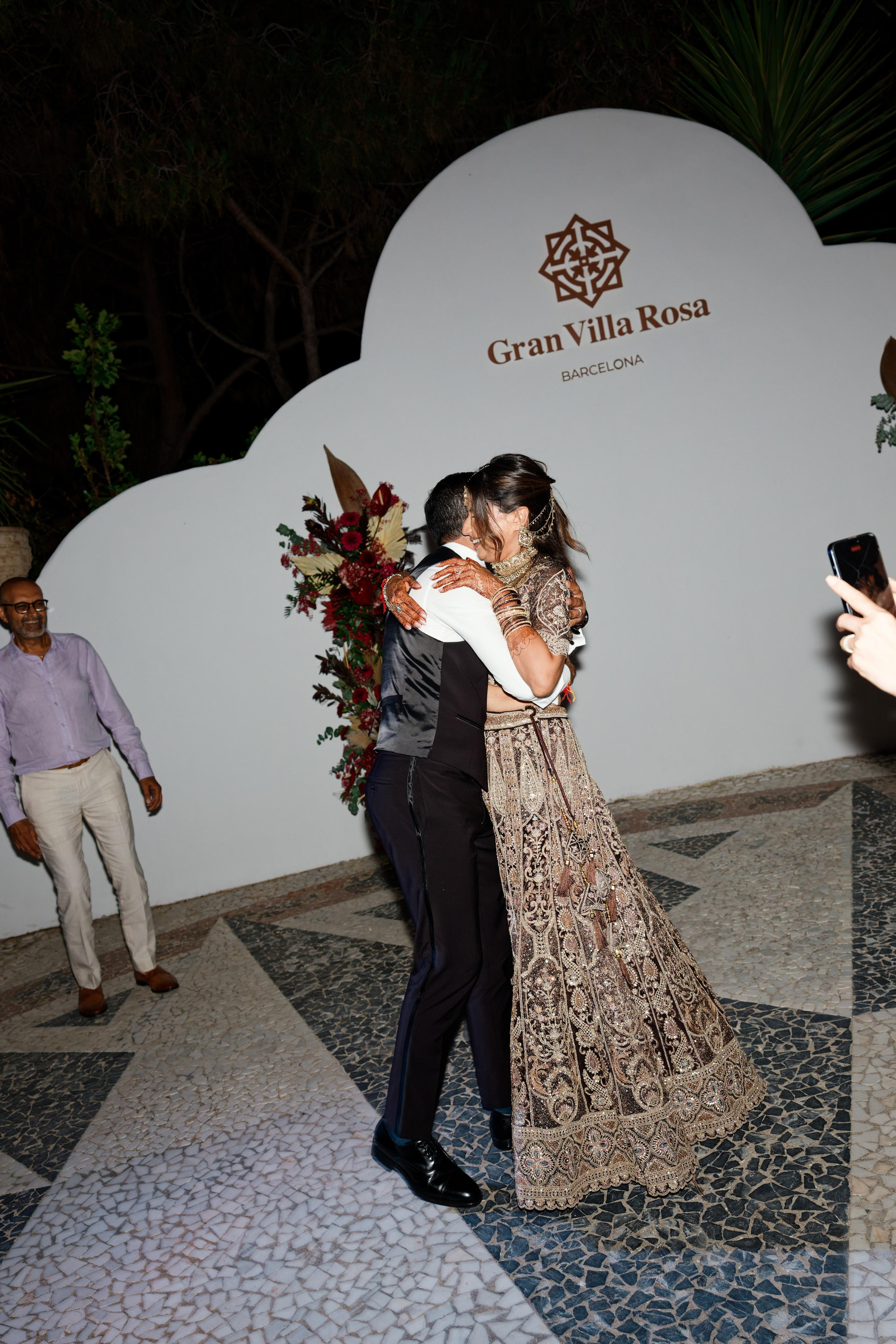 Indian wedding at Gran Villa Rosa, Barcelona