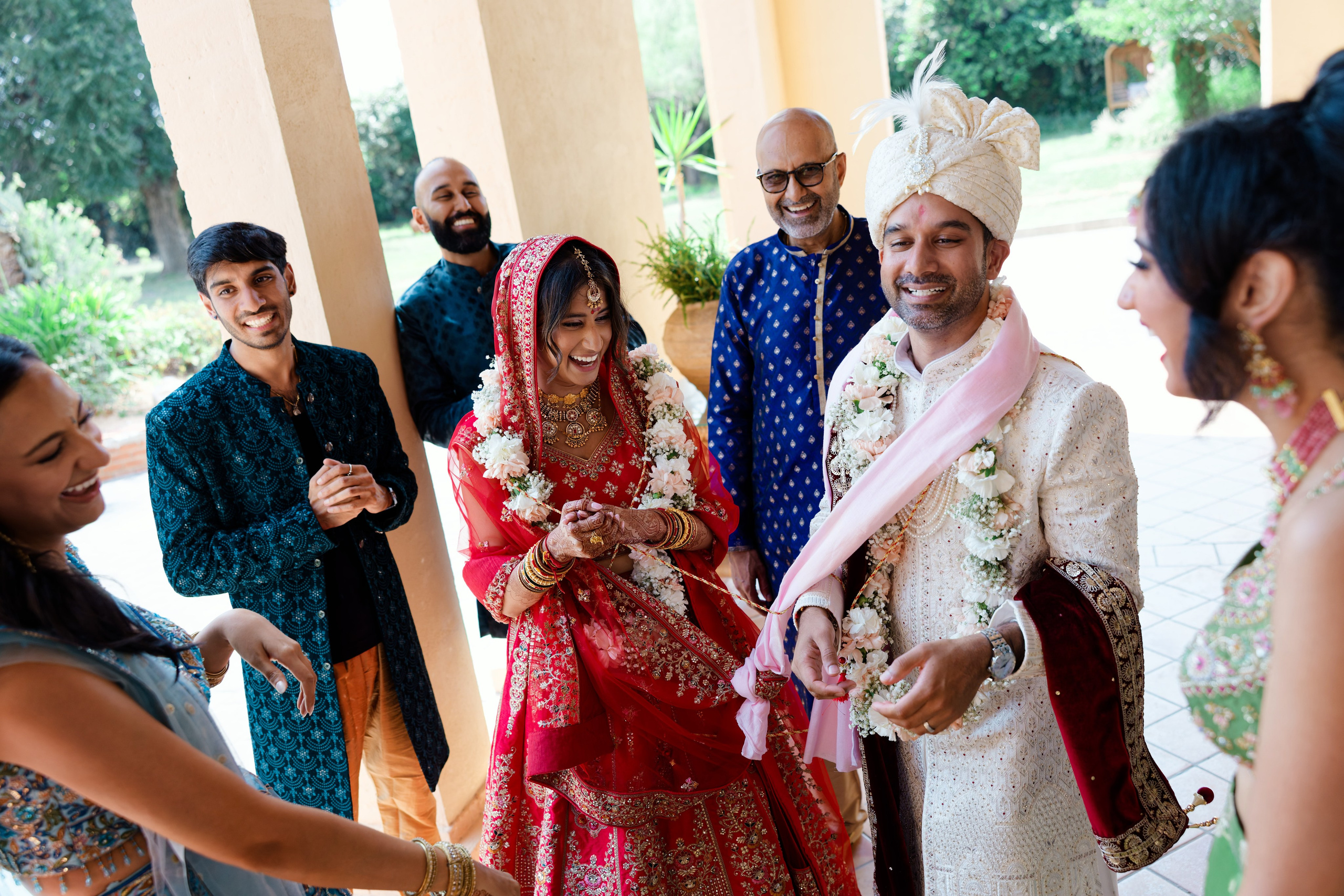 Indian wedding at Gran Villa Rosa, Barcelona