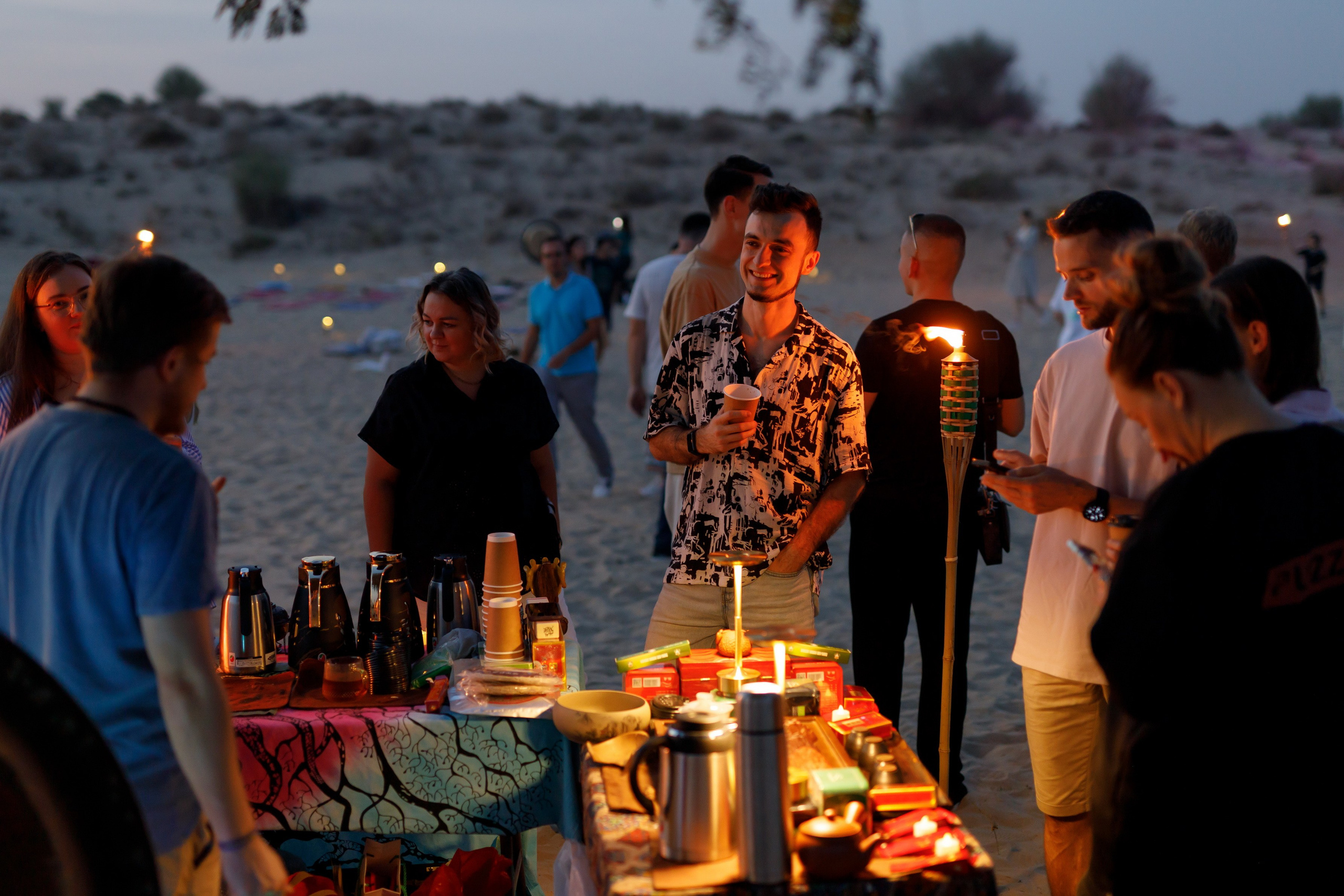 Oleg Torbosov — Meeting with subscribers in the desert. Photographer Anna Curly | Weddings and Events in Dubai