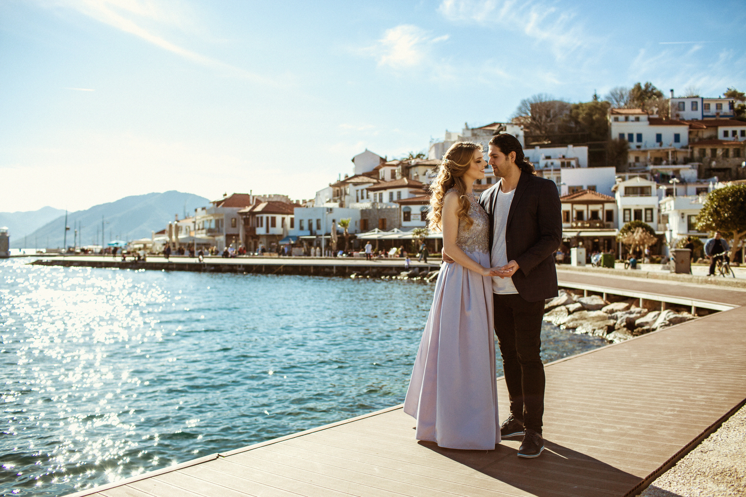 Couple photo shooting in Marmaris old town. Julia Ganch I Fashion Wedding Photography I Cappadocia Turkey