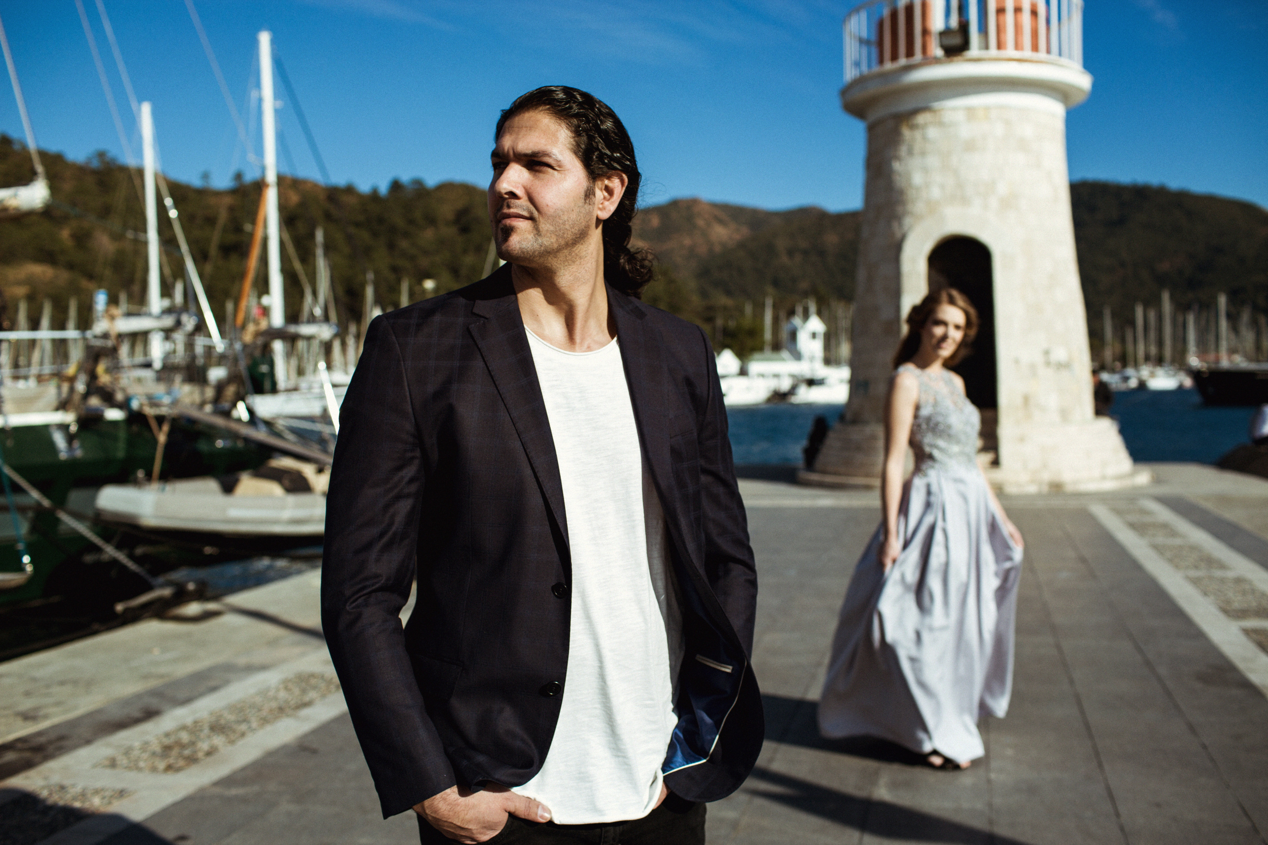 Couple photo shooting in Marmaris old town. Julia Ganch I Fashion Wedding Photography I Cappadocia Turkey