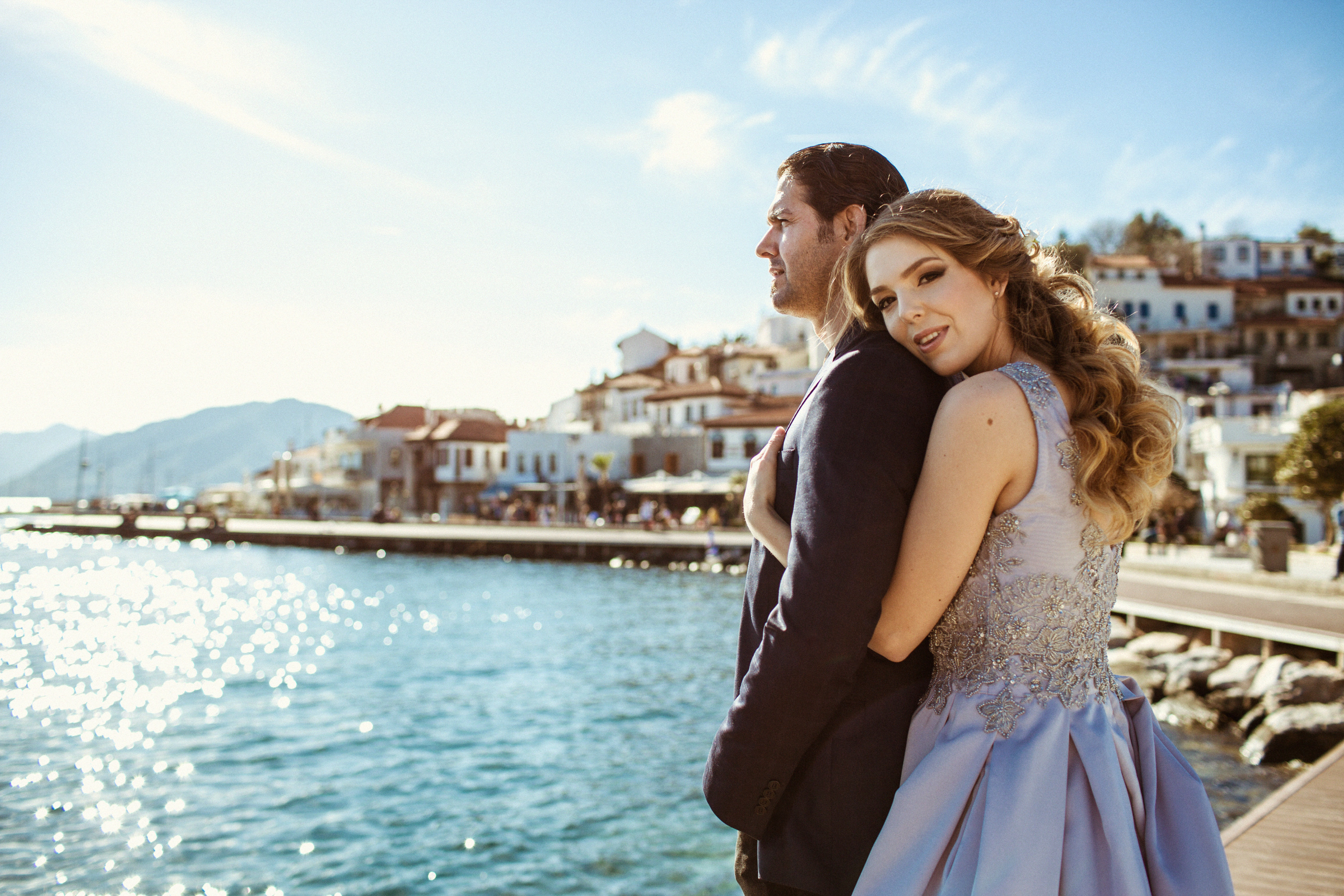 Couple photo shooting in Marmaris old town. Julia Ganch I Fashion Wedding Photography I Cappadocia Turkey