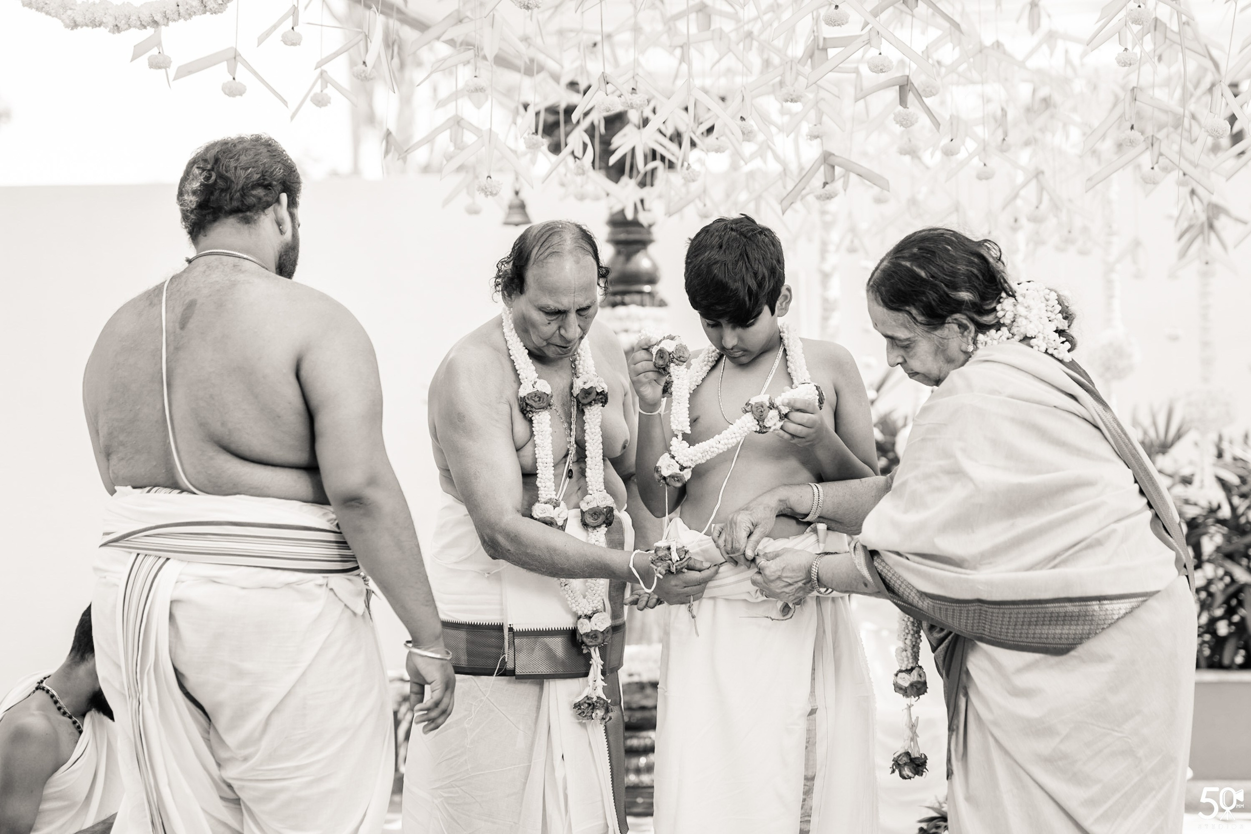 SANJAY AND SAKETH UPANAYANA. 50mm STUDIOS