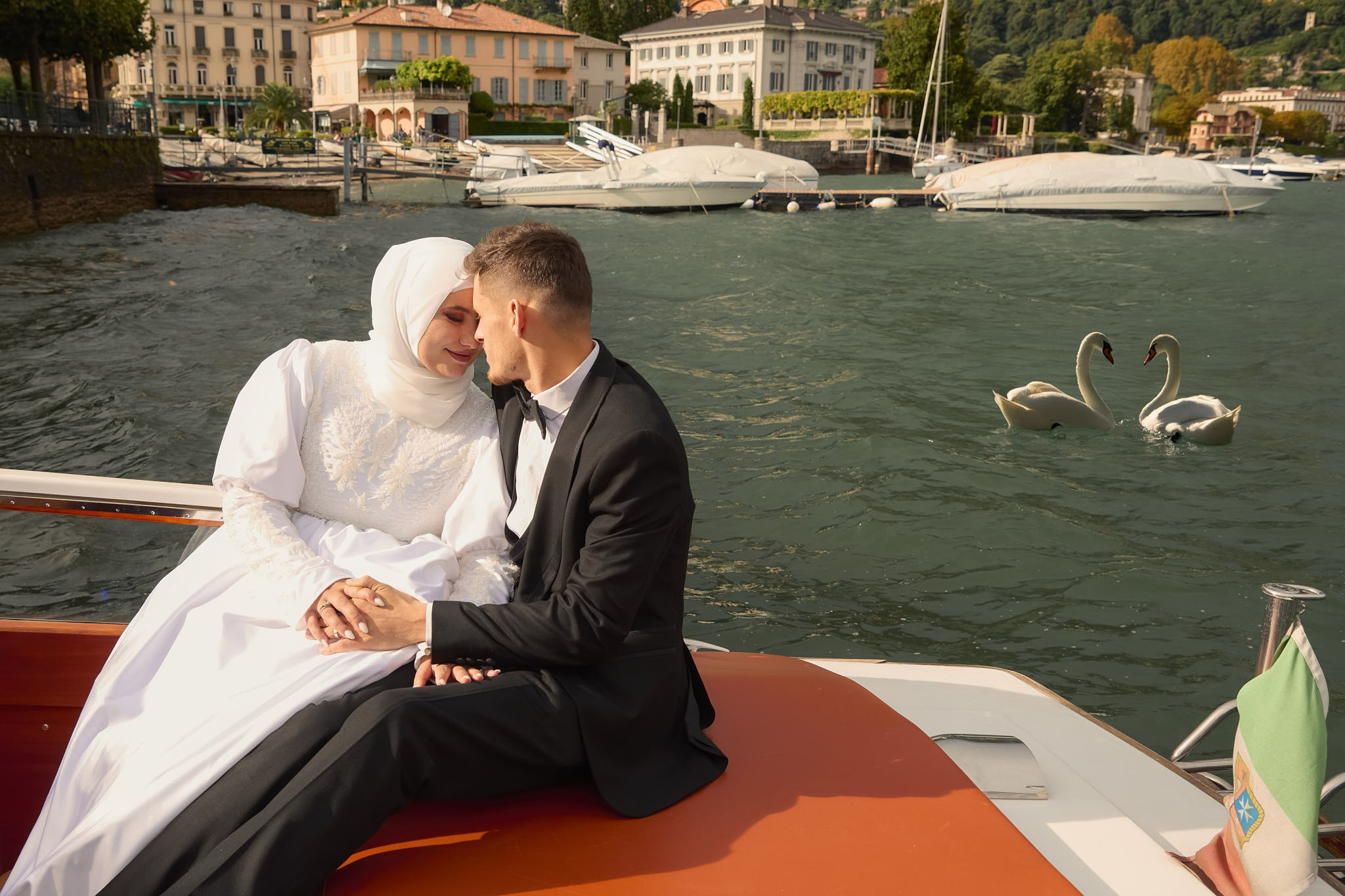 Jasmina & Vale. Fotografo matrimonio Lago di Como Ferrari Media Production