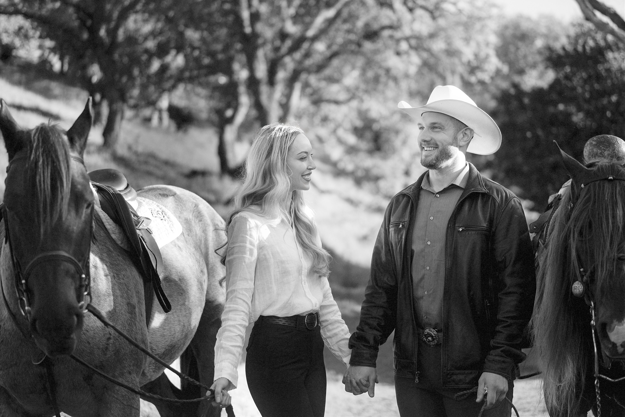 Engagement with Horses, Napa, Northern California. Wedding Photography & Videography Team in California, Los Angeles, San Francisco, San Diego and Travel