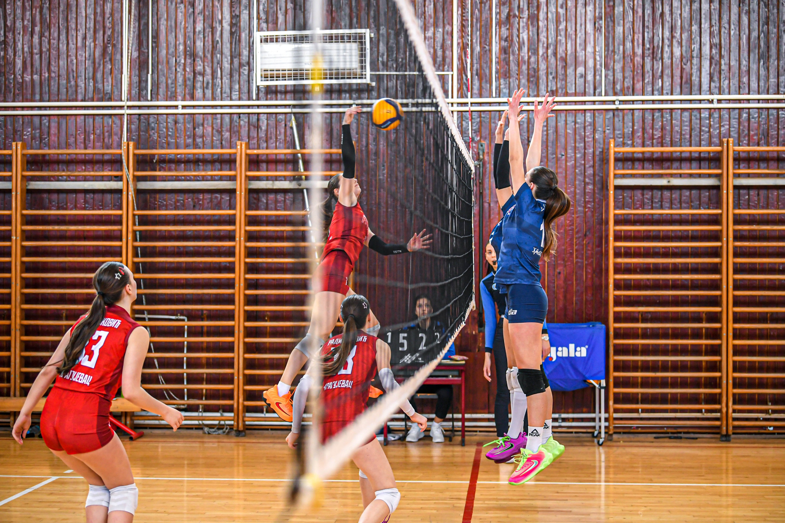 Odbojka 22.03.  Radnicki KG — BlockVolley JAG. Foto Simic Jagodina
