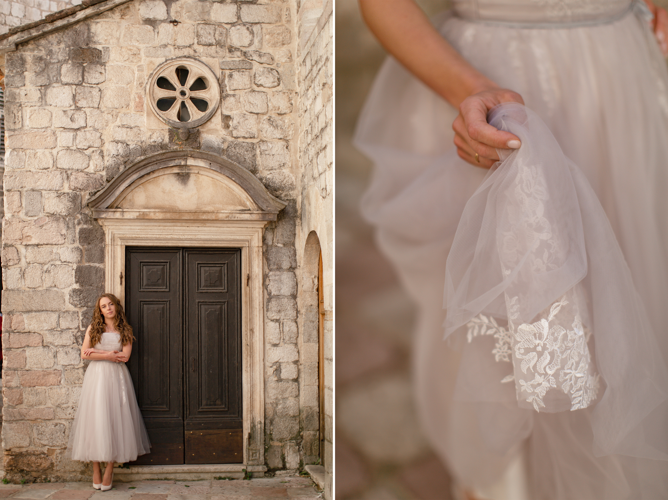 Свадебная фотосессия в Черногории - прогулка по старому городу Котор