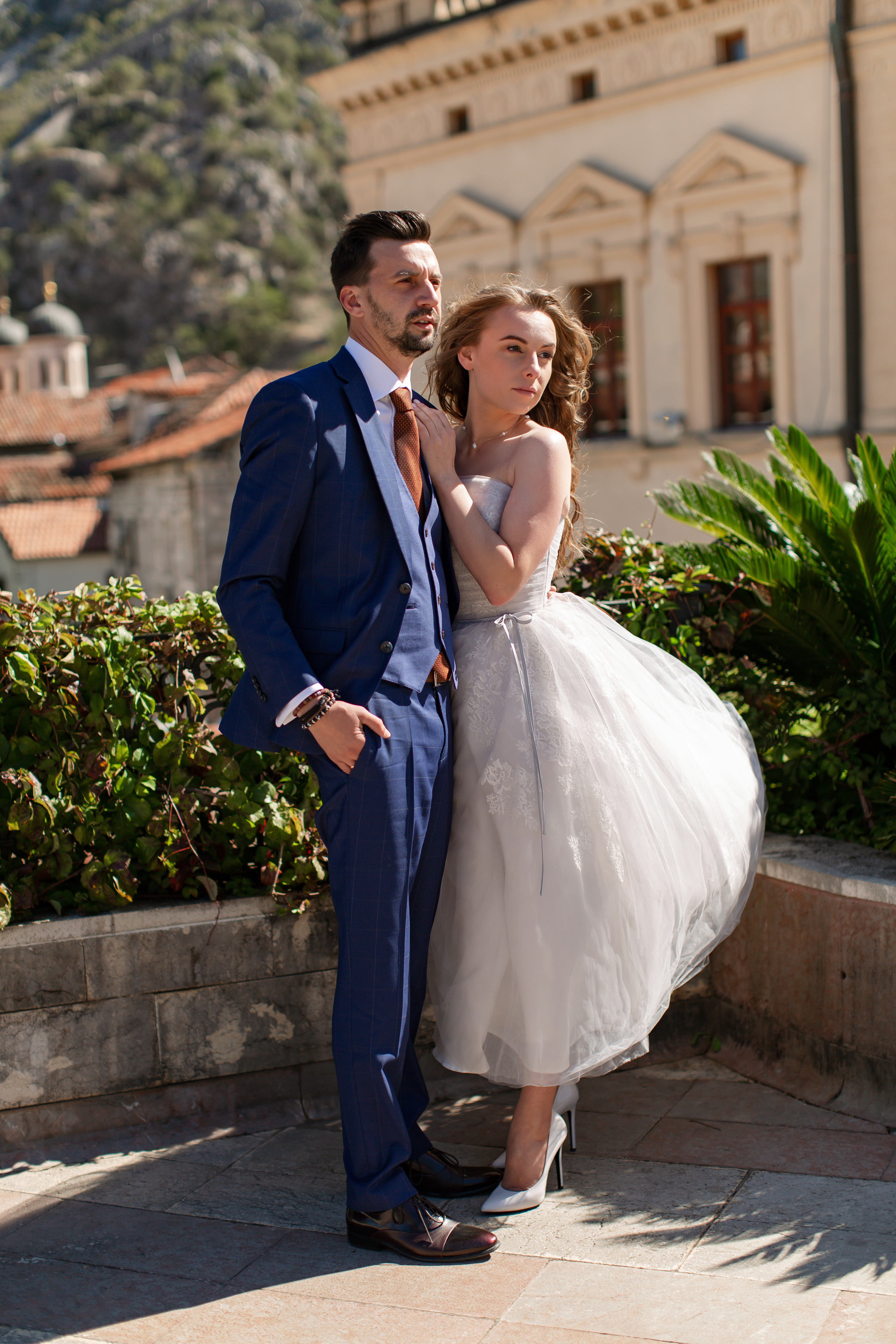 Свадебная фотосессия в Черногории - прогулка по старому городу Котор