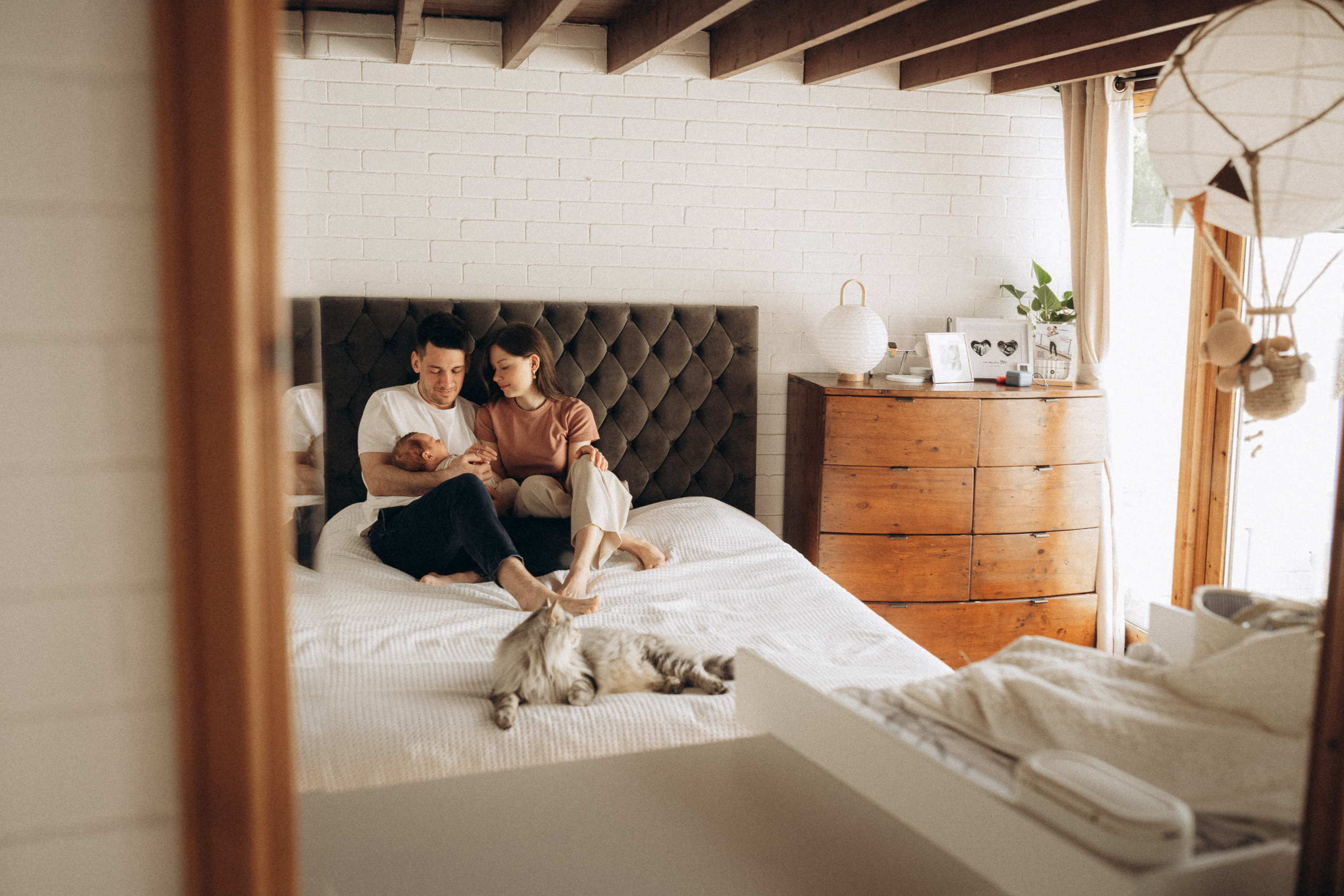 mirror on the wall family portrait