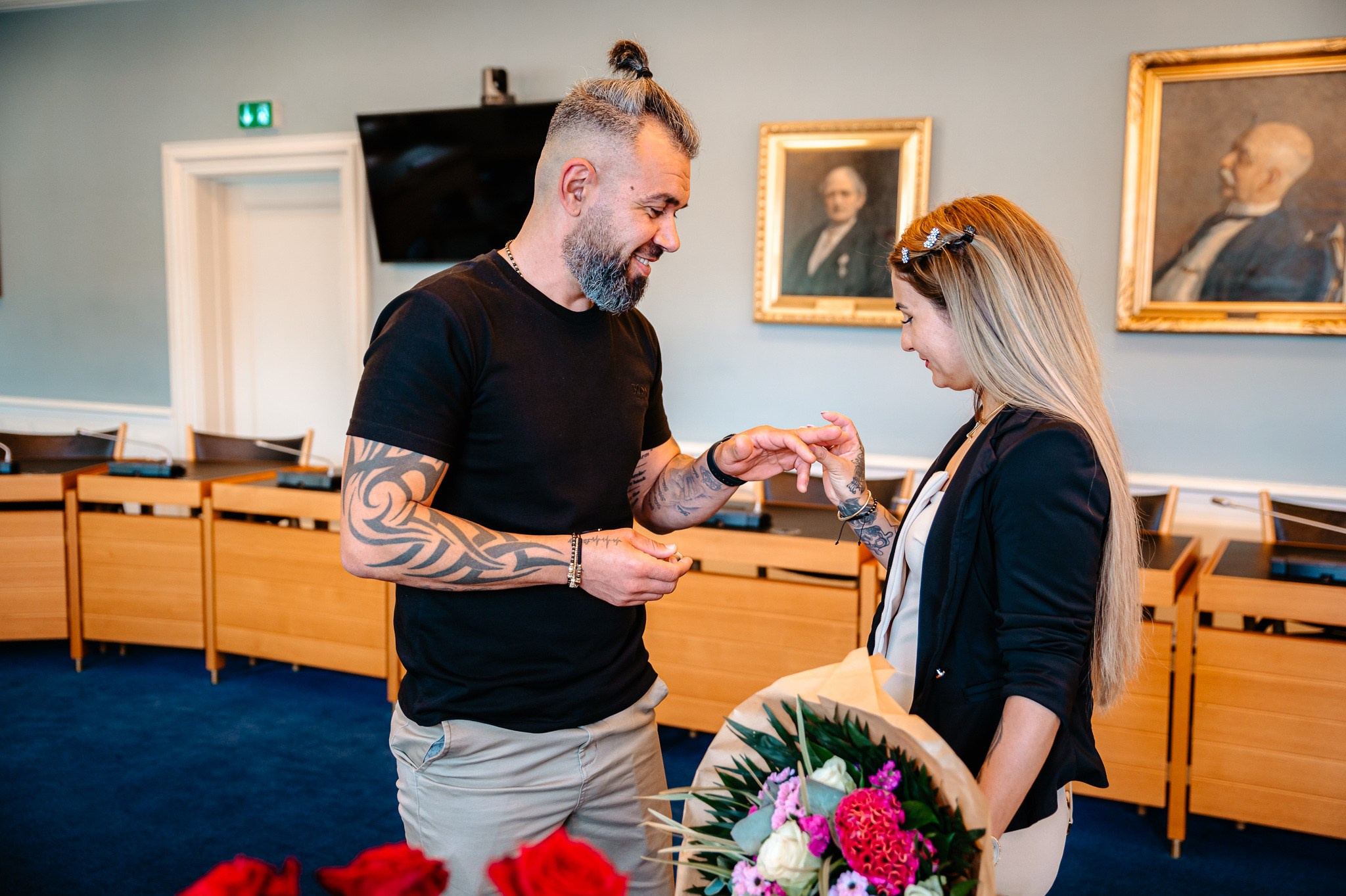 Cununie civilă în Randers. DanFotograf.dk