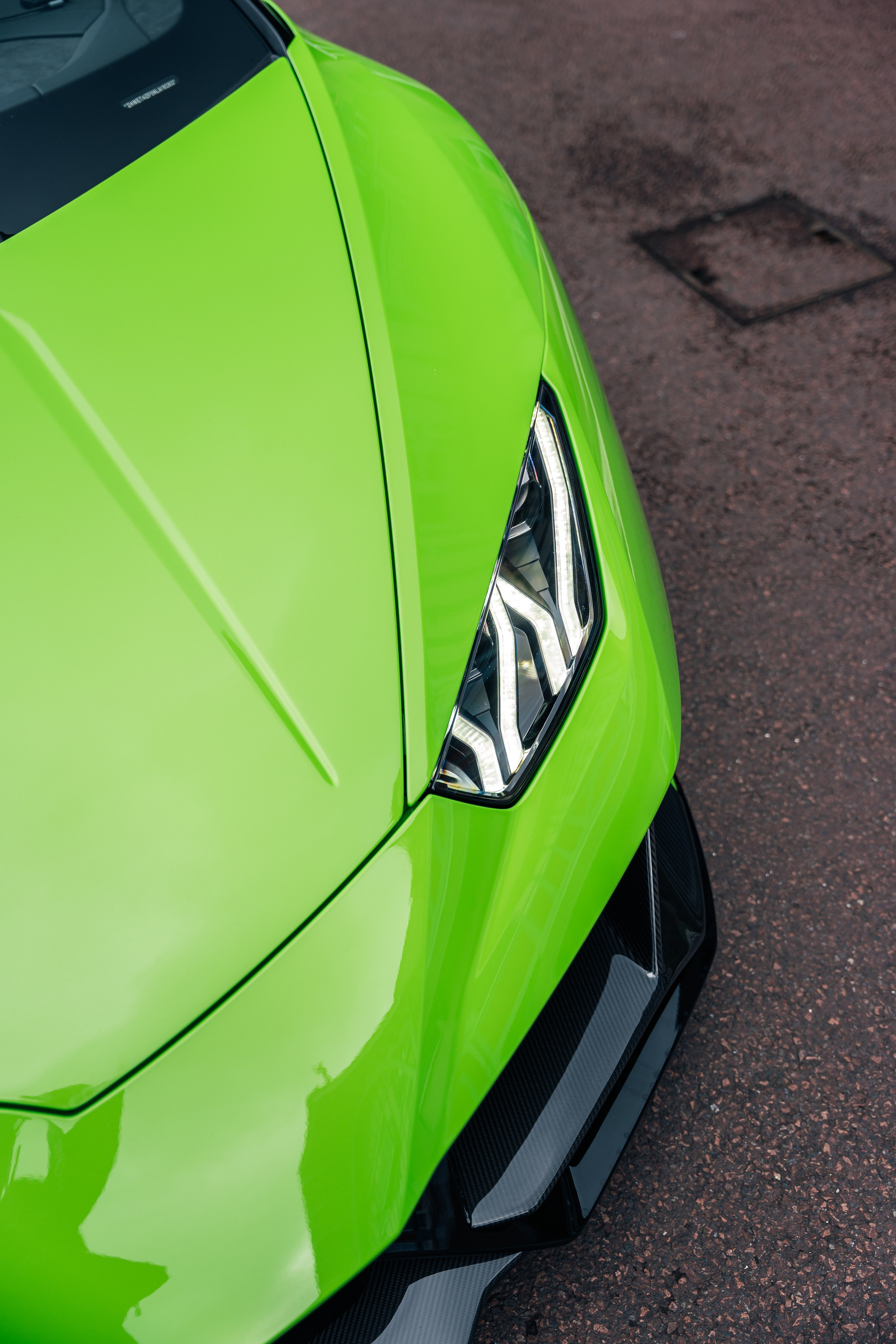 Lamborghini Huracan Evo Spyder. Photographe de voitures à Paris — Vitalii Motruk