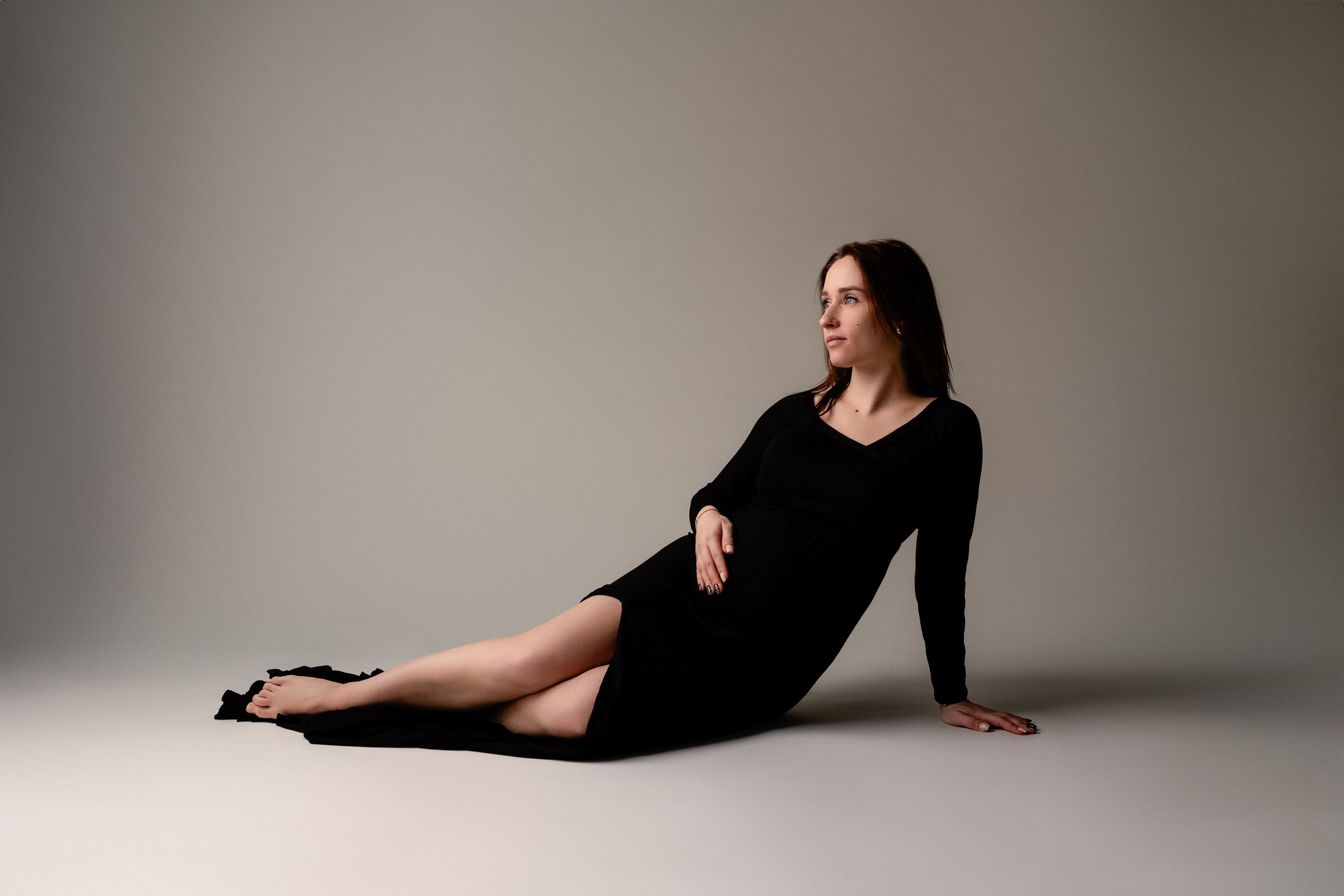 Laukimo (nėščiosios) fotosesija Marijampolėje, fotostudijoje