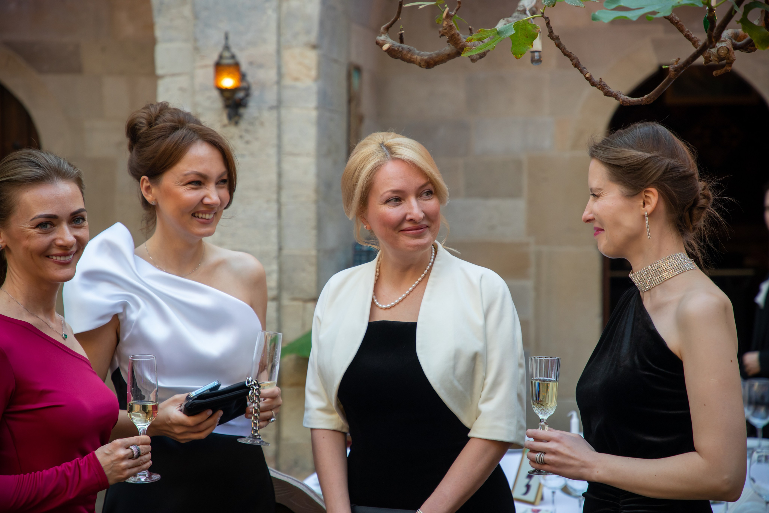 Gala-Dinner with the French Countess, the main etiquette expert Marie de Tilly. Baku Photographer
