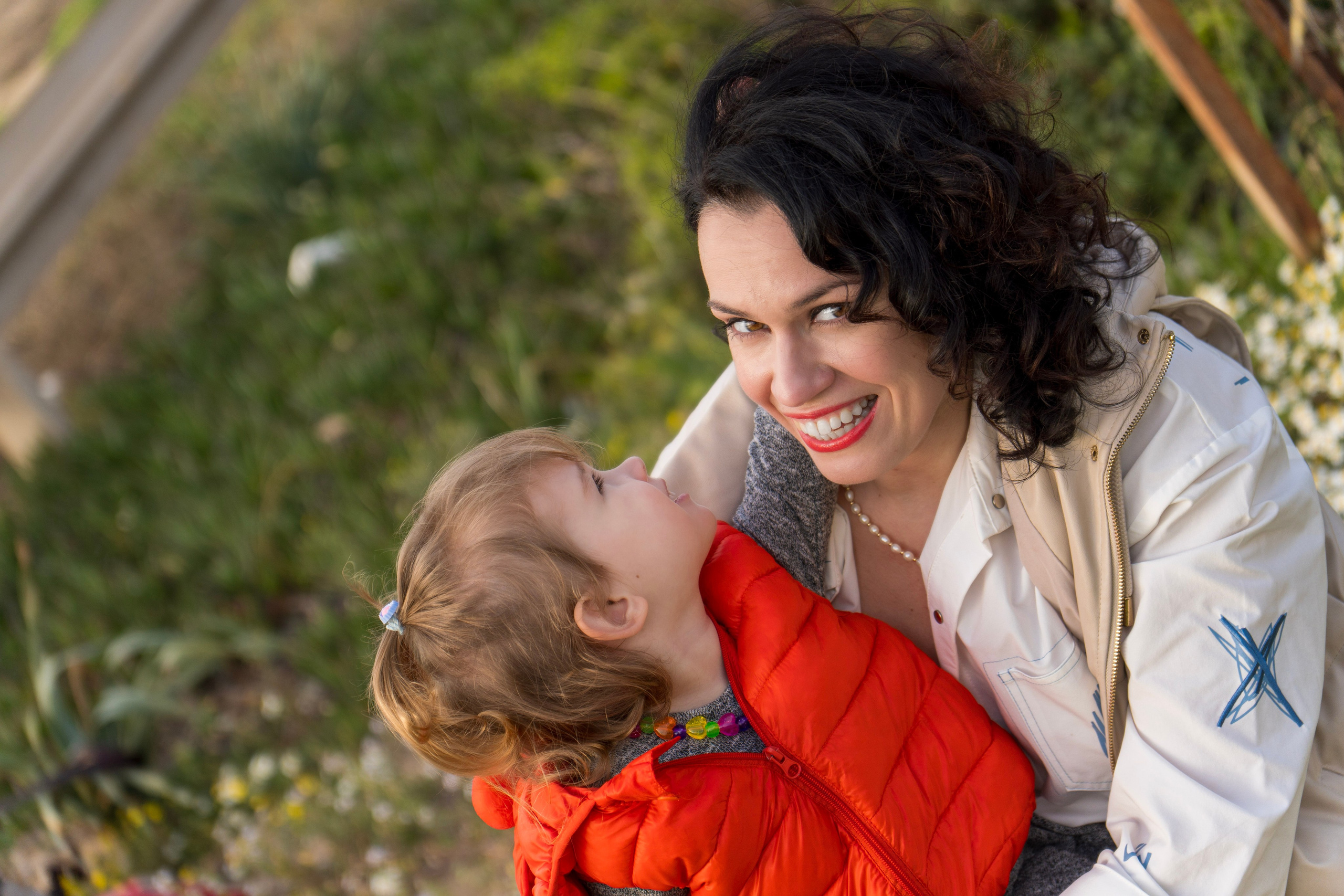 Elina and her little princess. Art and outdoor photography