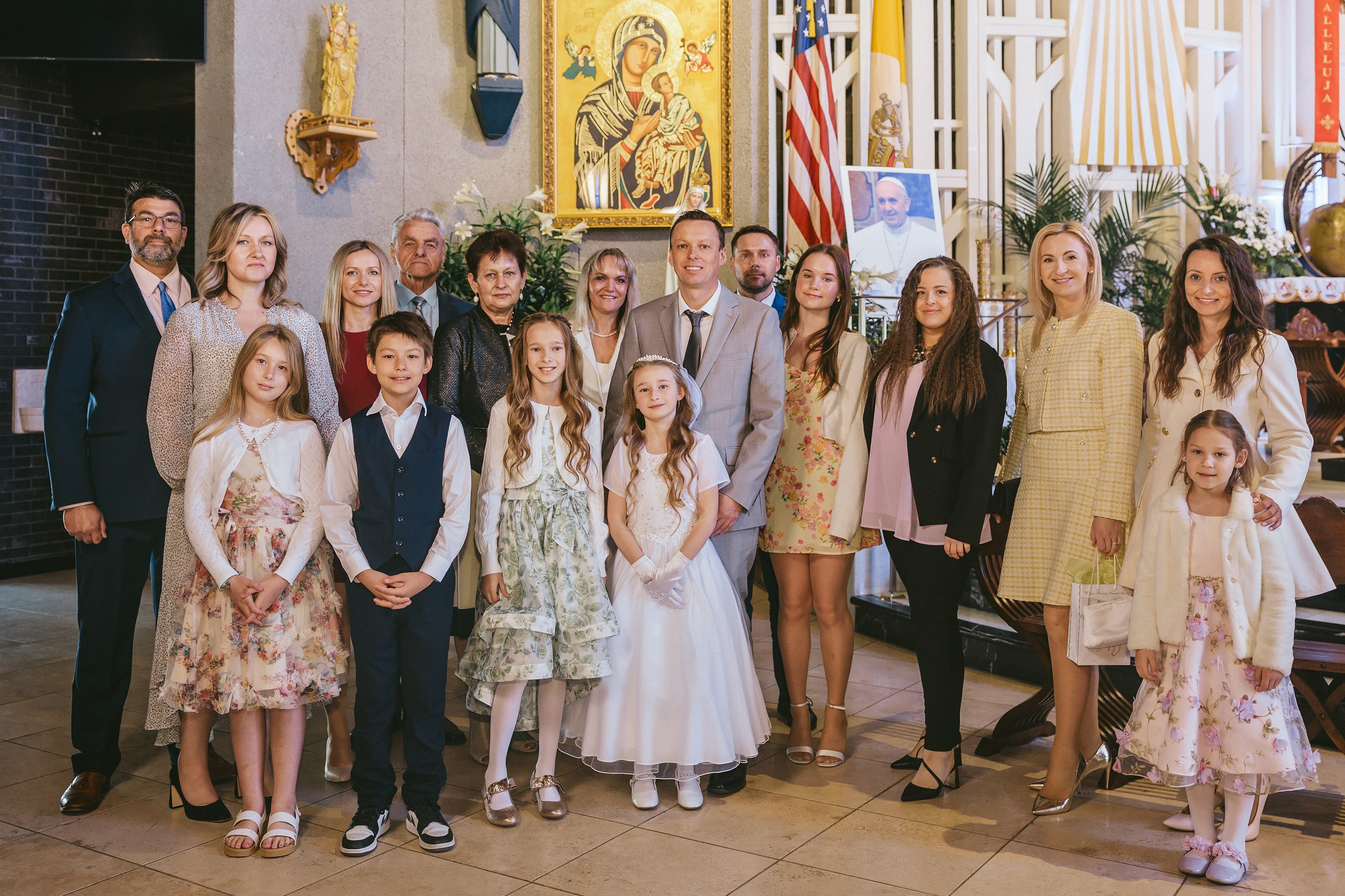 First Communion 05.03.2025. Wedding family event photographer in Chicago Nick Yushevich