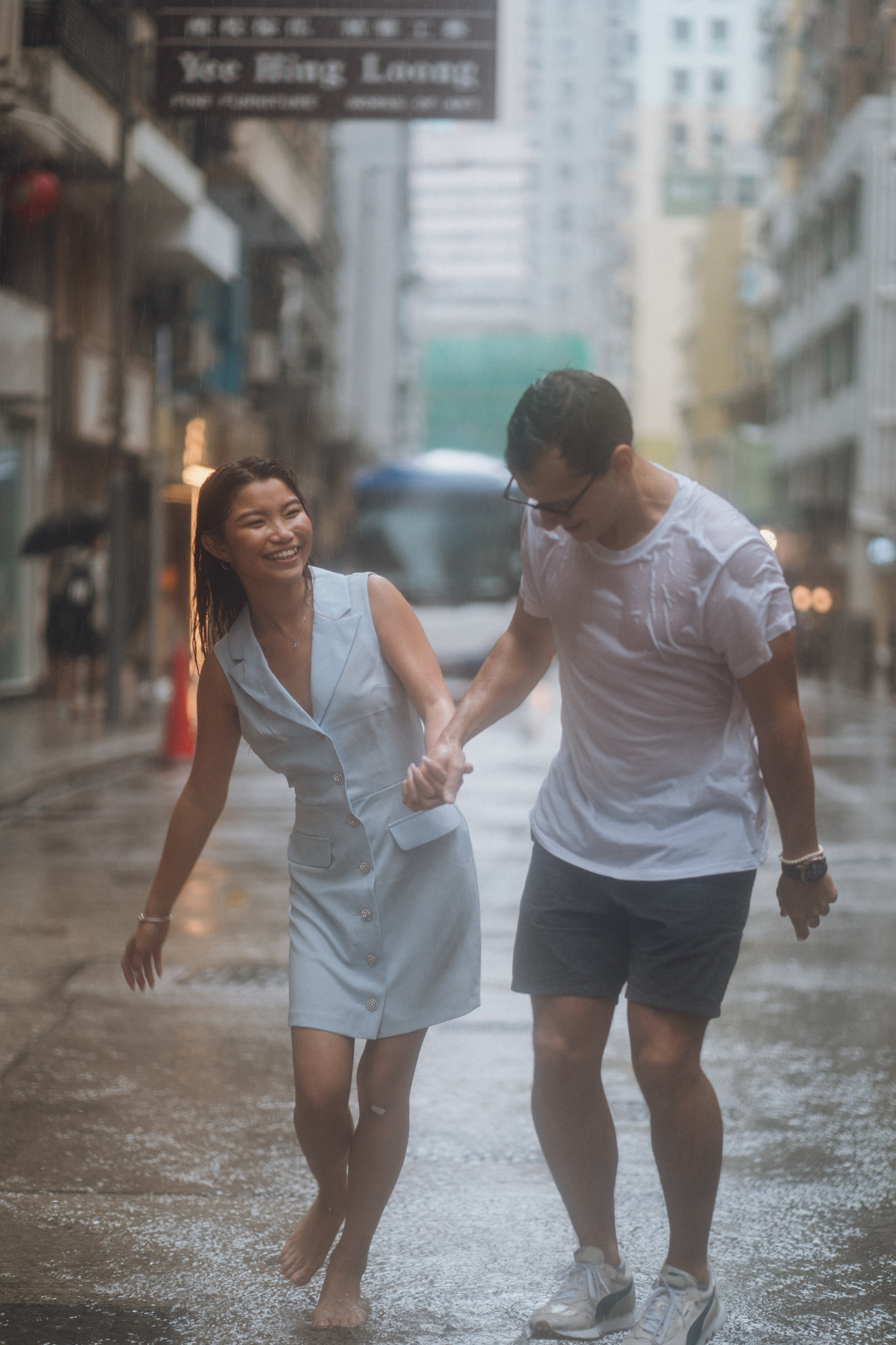 Dancing under Typhoon 8. Evgeniia Pavlova Photography