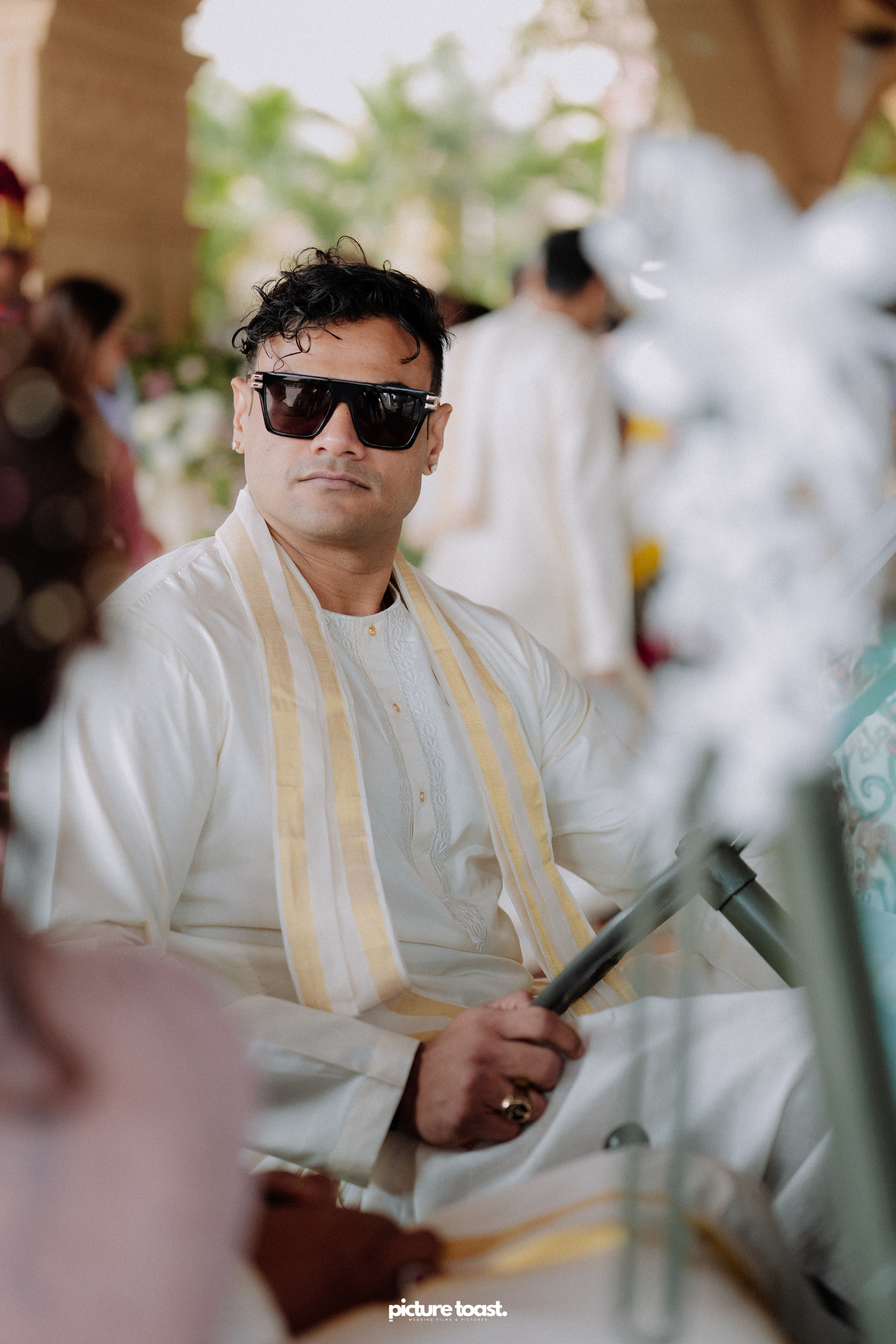 Blessing of Rajiv & Aashna. Fine art Wedding Photographers in India & Canada