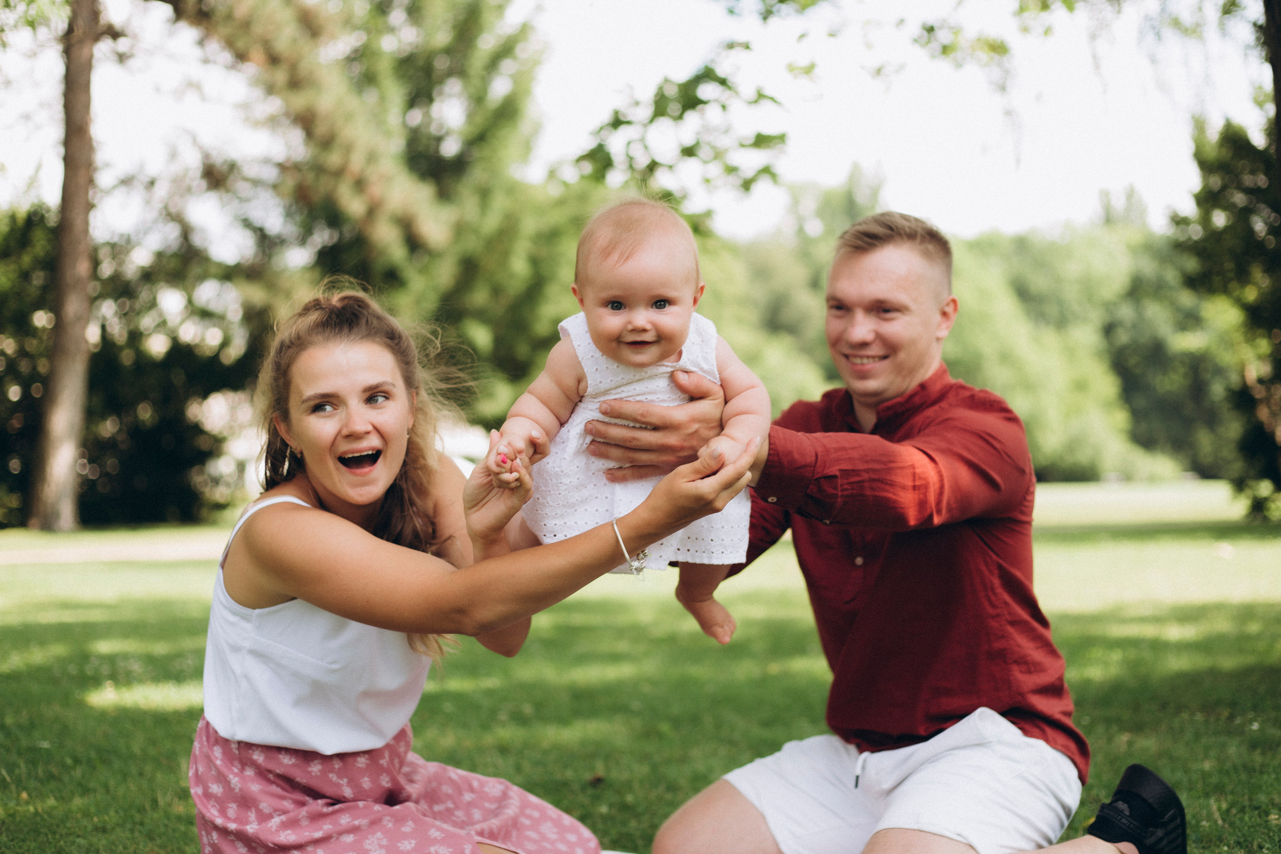 Лера & Саша & Злата. Фотограф в Варшаве Мария Волкова