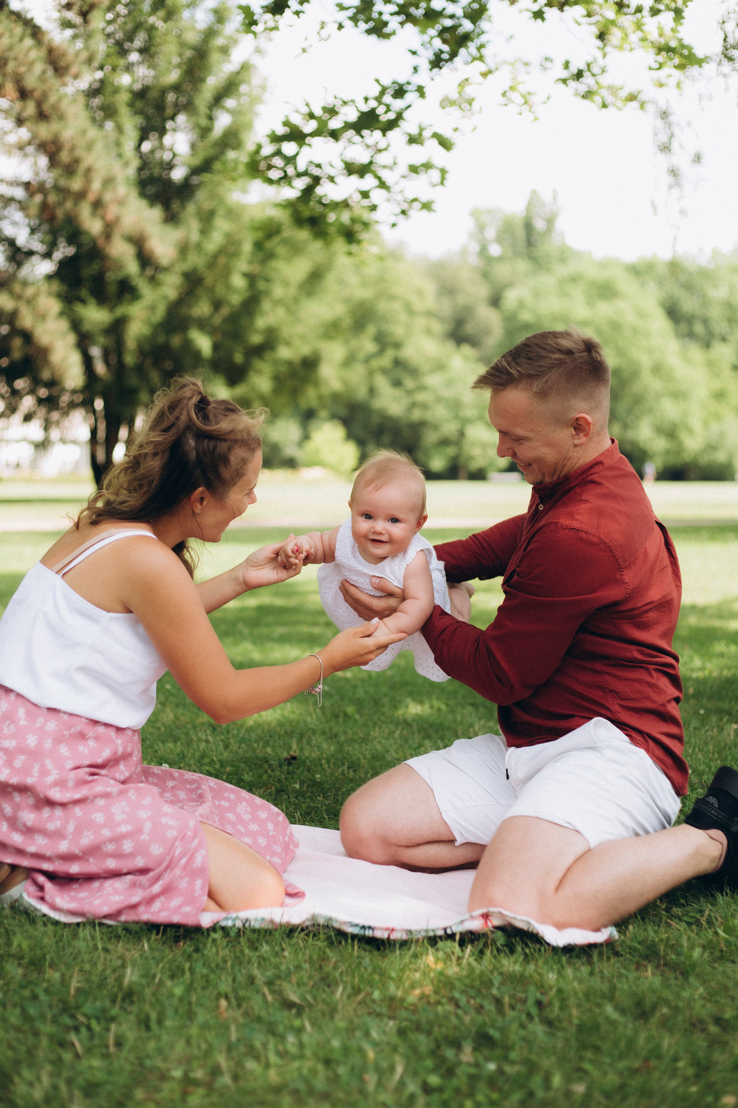 Лера & Саша & Злата. Фотограф в Варшаве Мария Волкова