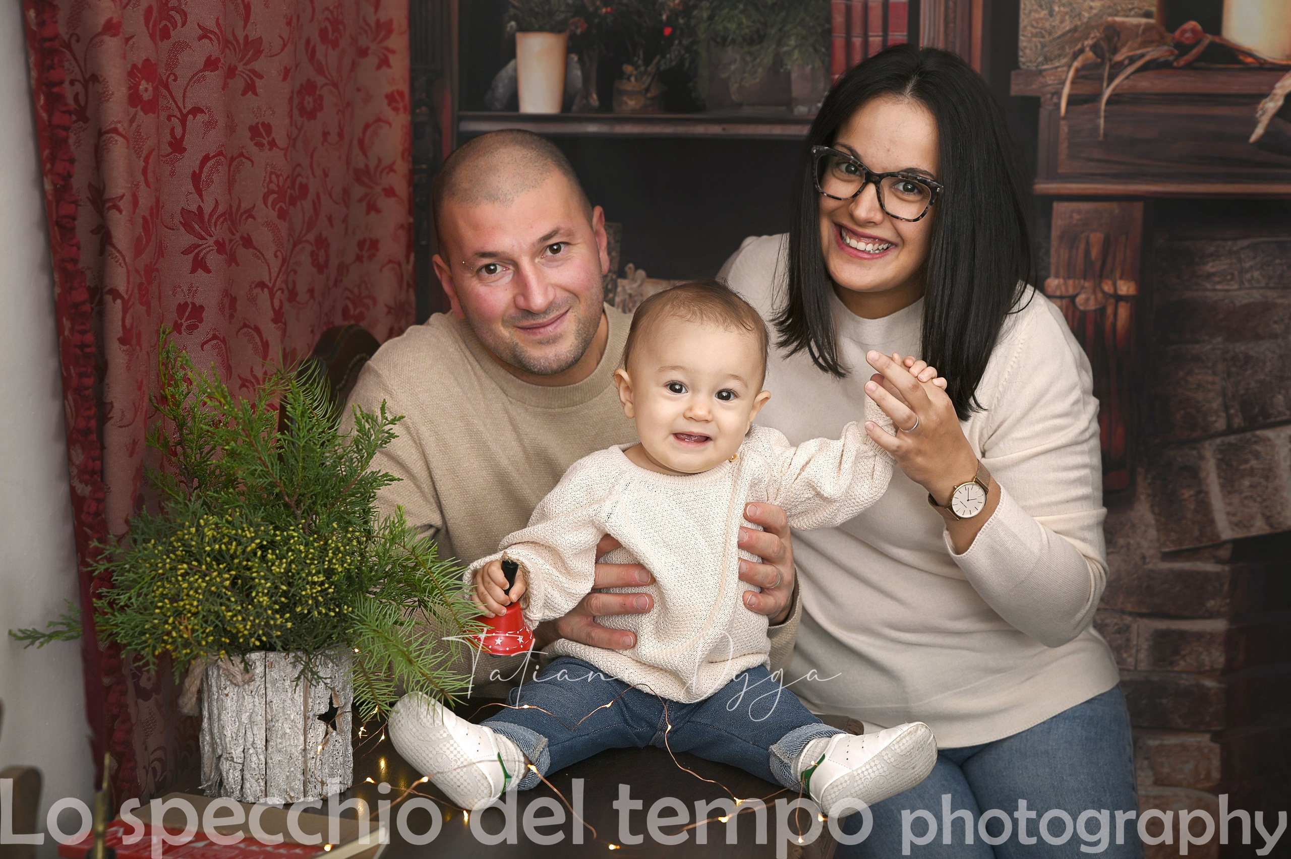 Mini sessioni «Cartolina di Natale». Lo specchio del tempo photography