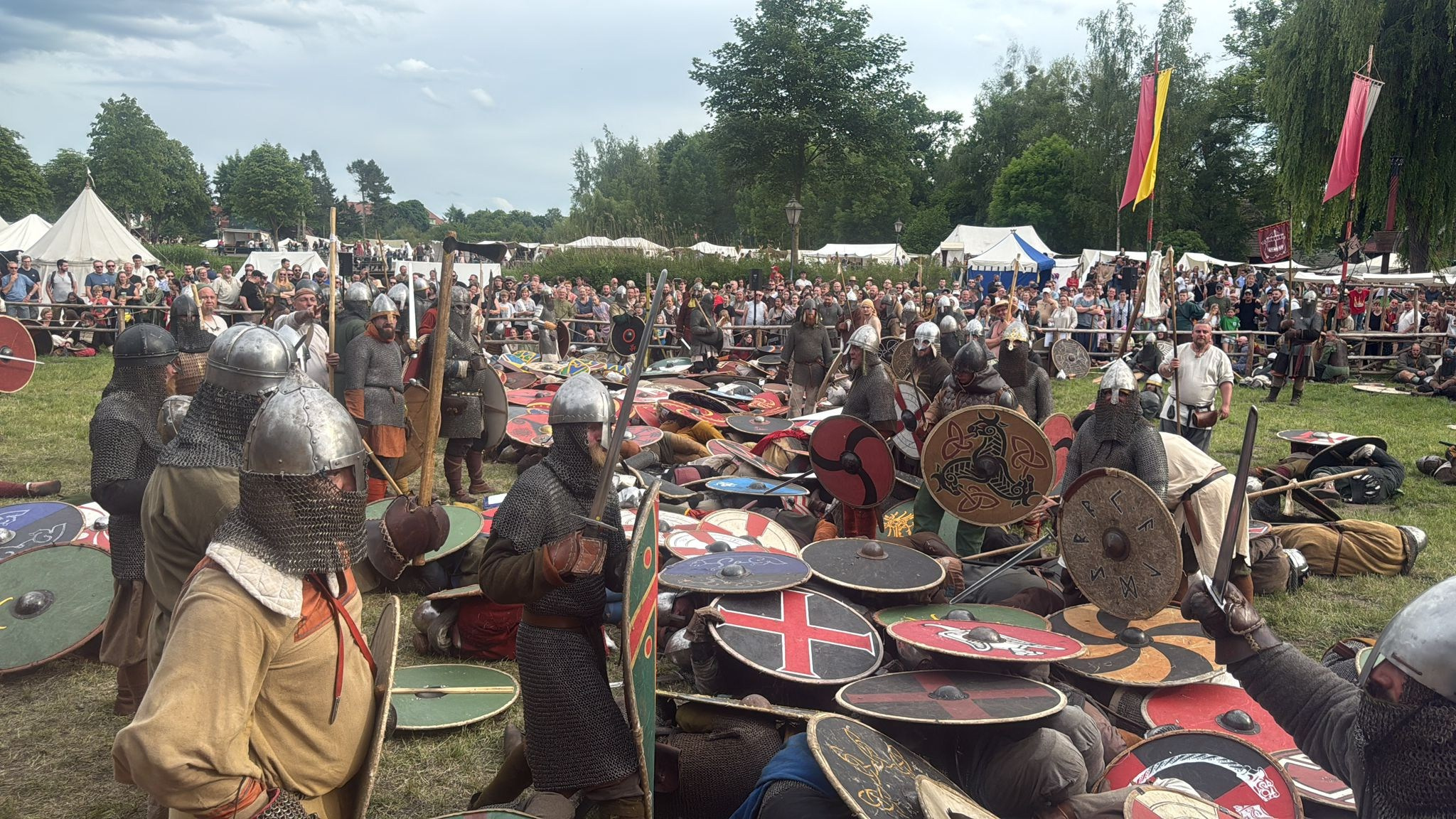 Фестиваль «Нойштадт» 2024 — клуб Нортман, реконструкция викингов в Германии. КРиС «Нортман»