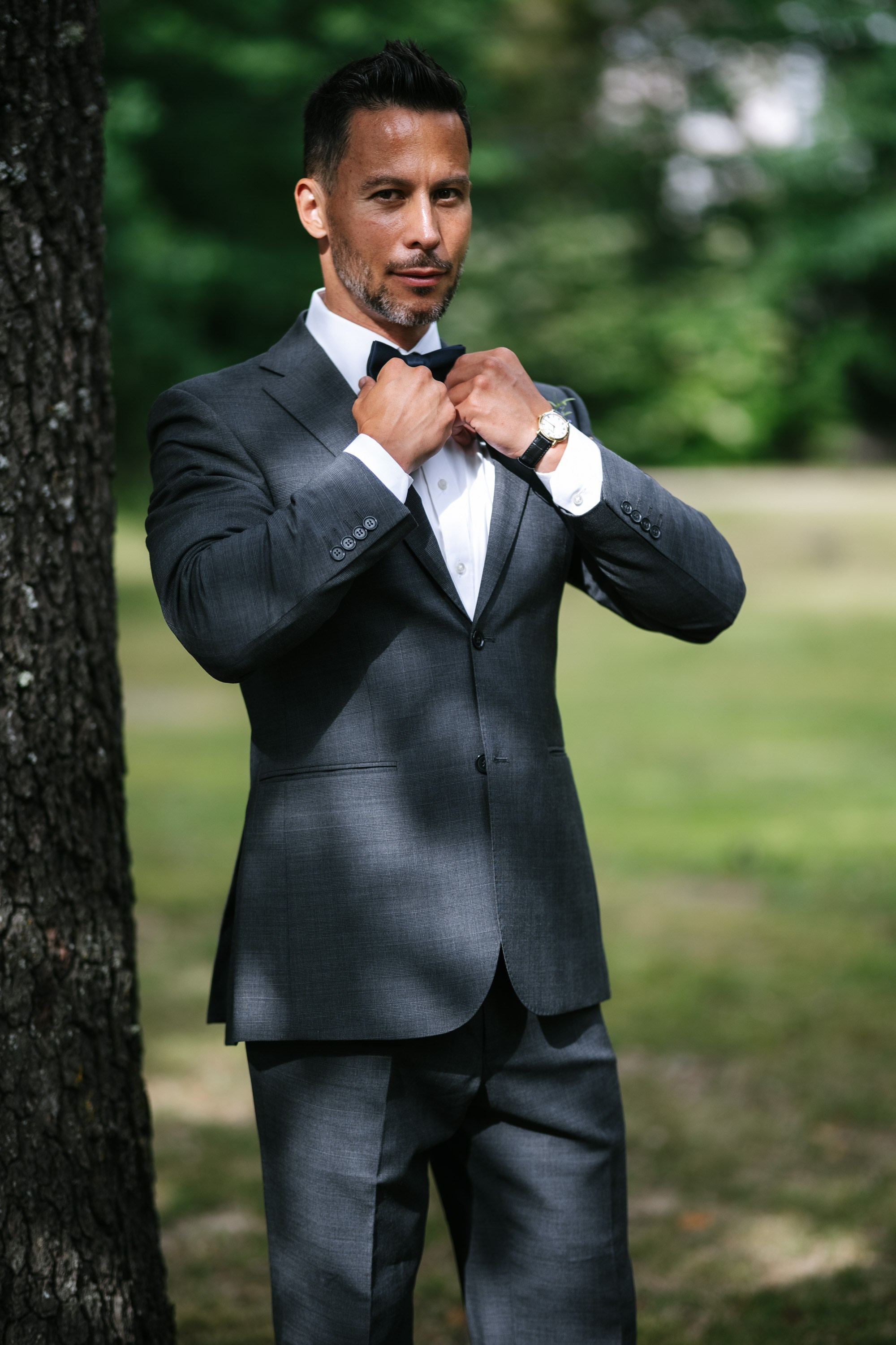 Häätarina Kaivopuistossa. Valokuvaaja Lahti, Helsinki Elena Salonen