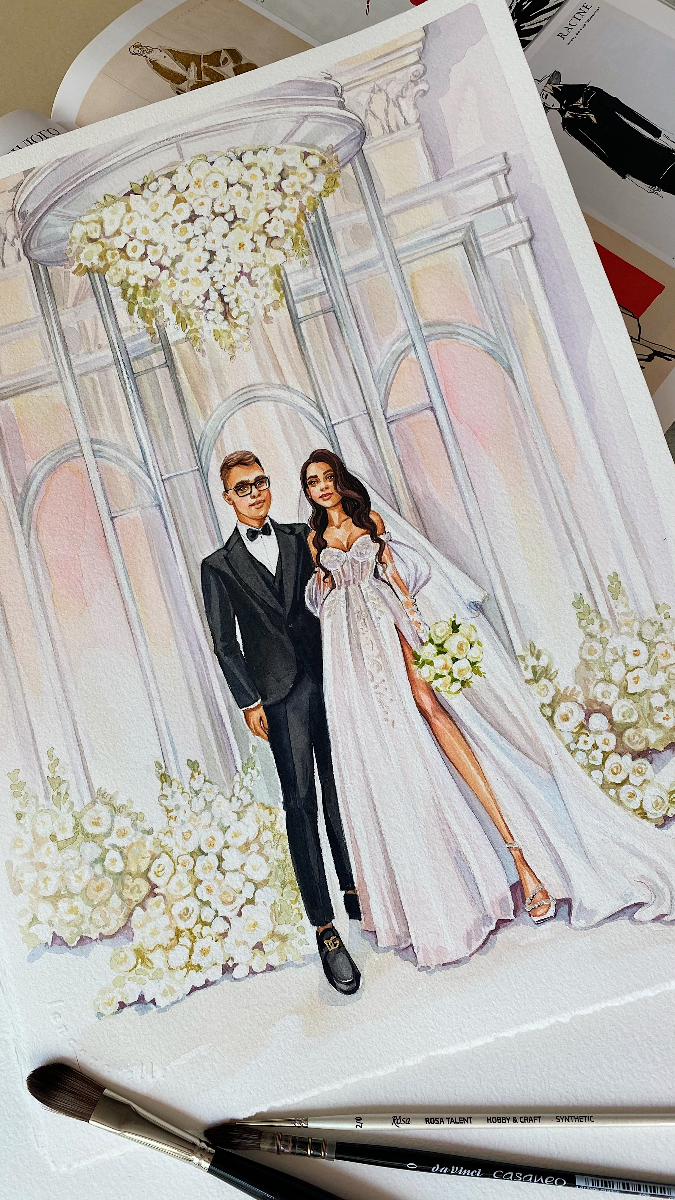 Ceremonial Painting. InnaIllustrator