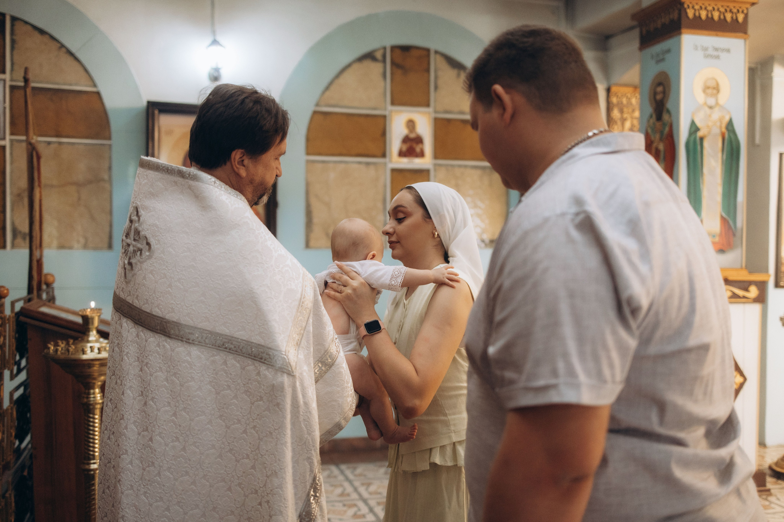 Blessed Moments. Christening. Фотограф родов, семей и новорожденных малышей в Дубае