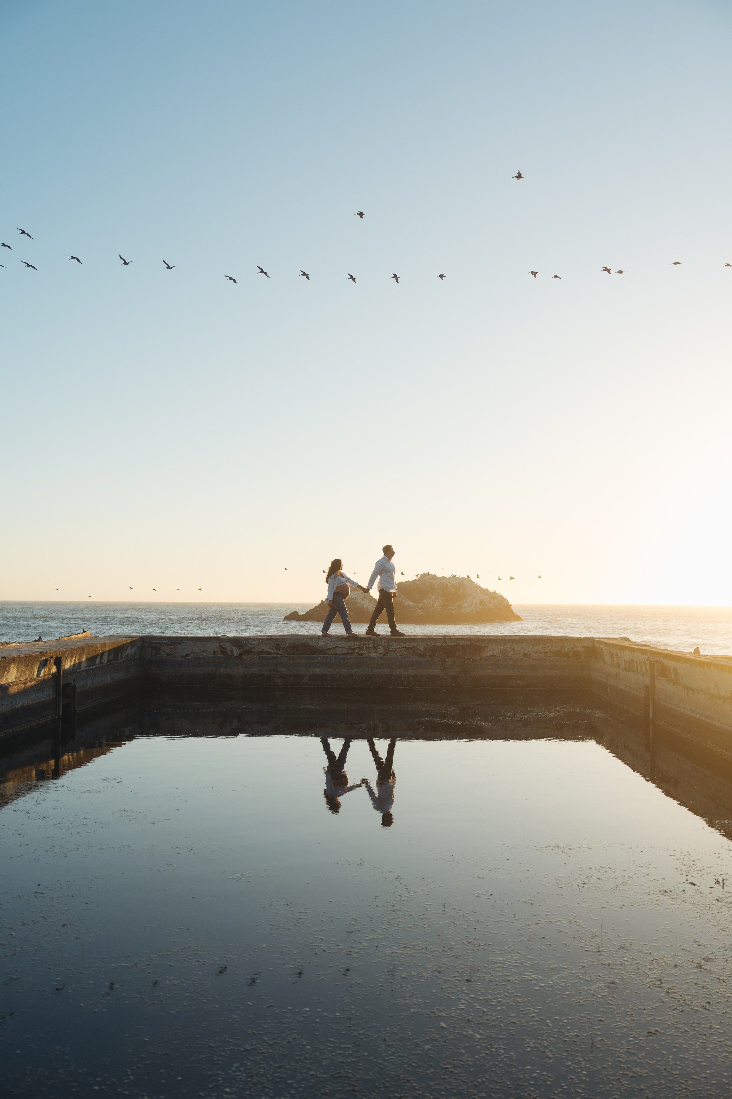 Deicy Maternity Session at Sutro Baths. Soulo Photography | San Francisco Bay Area Based Photographer