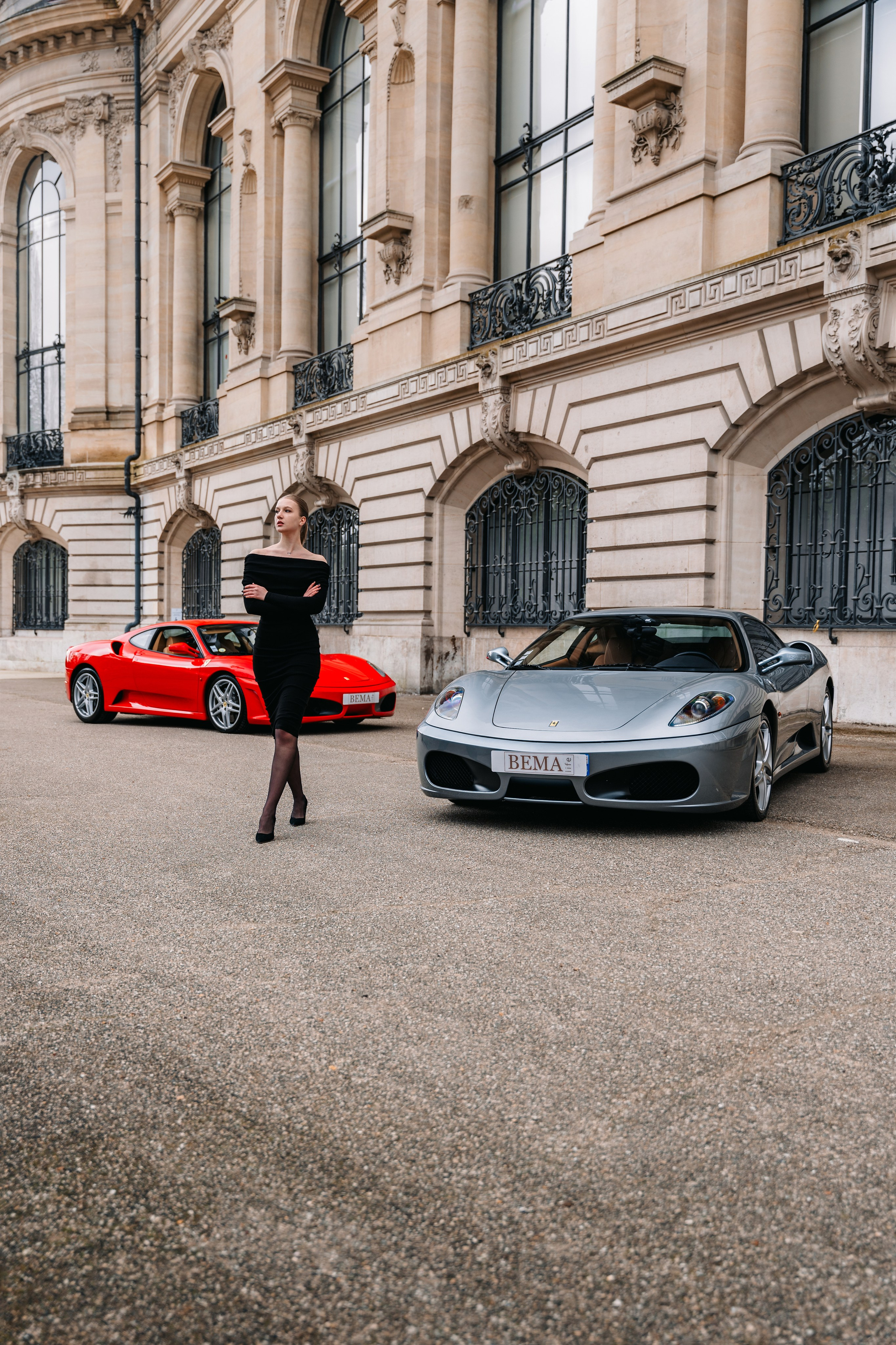 Anna x Ferrari F430. Photographe de voitures à Paris — Vitalii Motruk