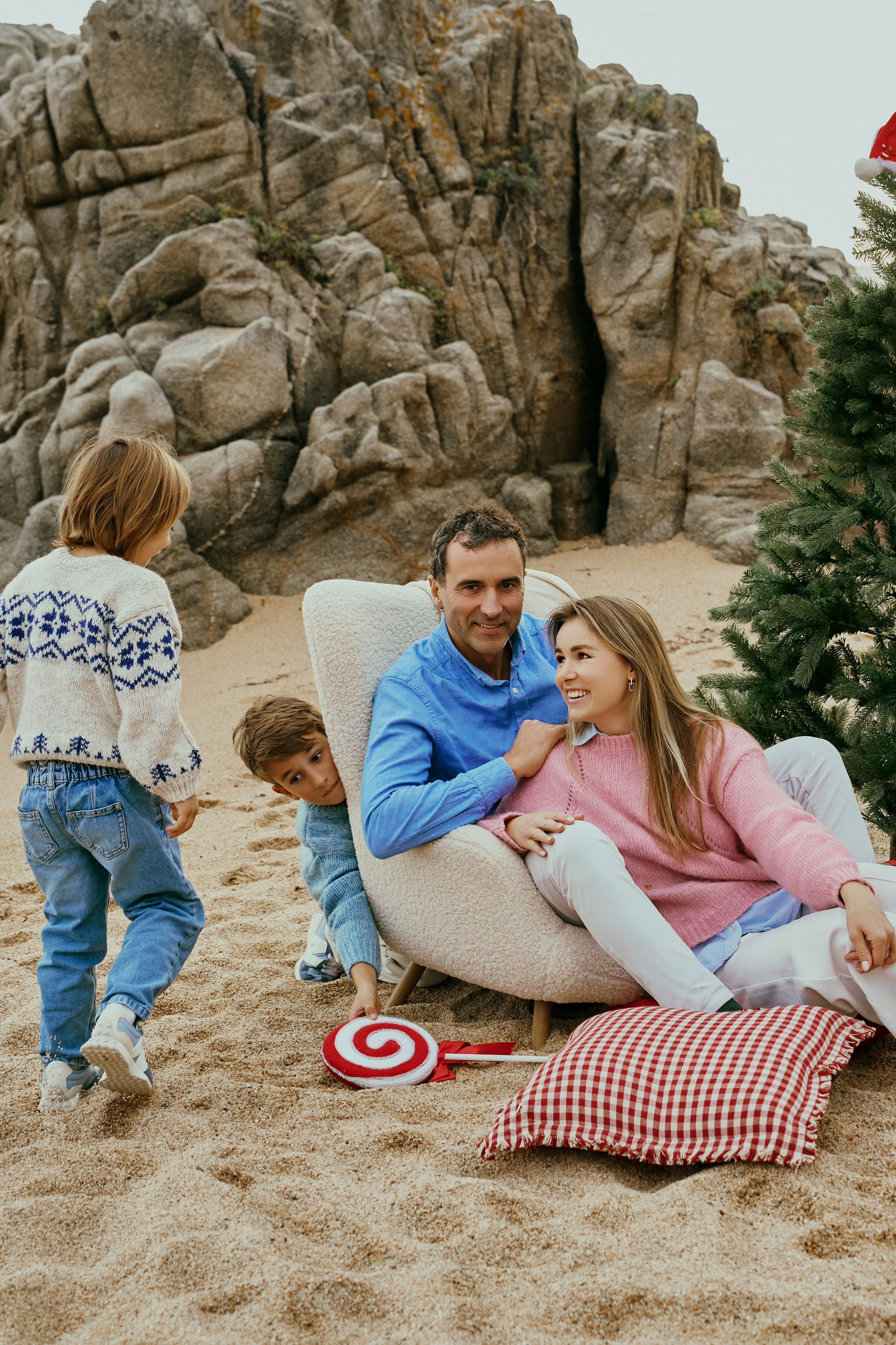 Рождество на пляже. Такие разные, любимые. Фотограф в Барселоне Жанна Захарченко